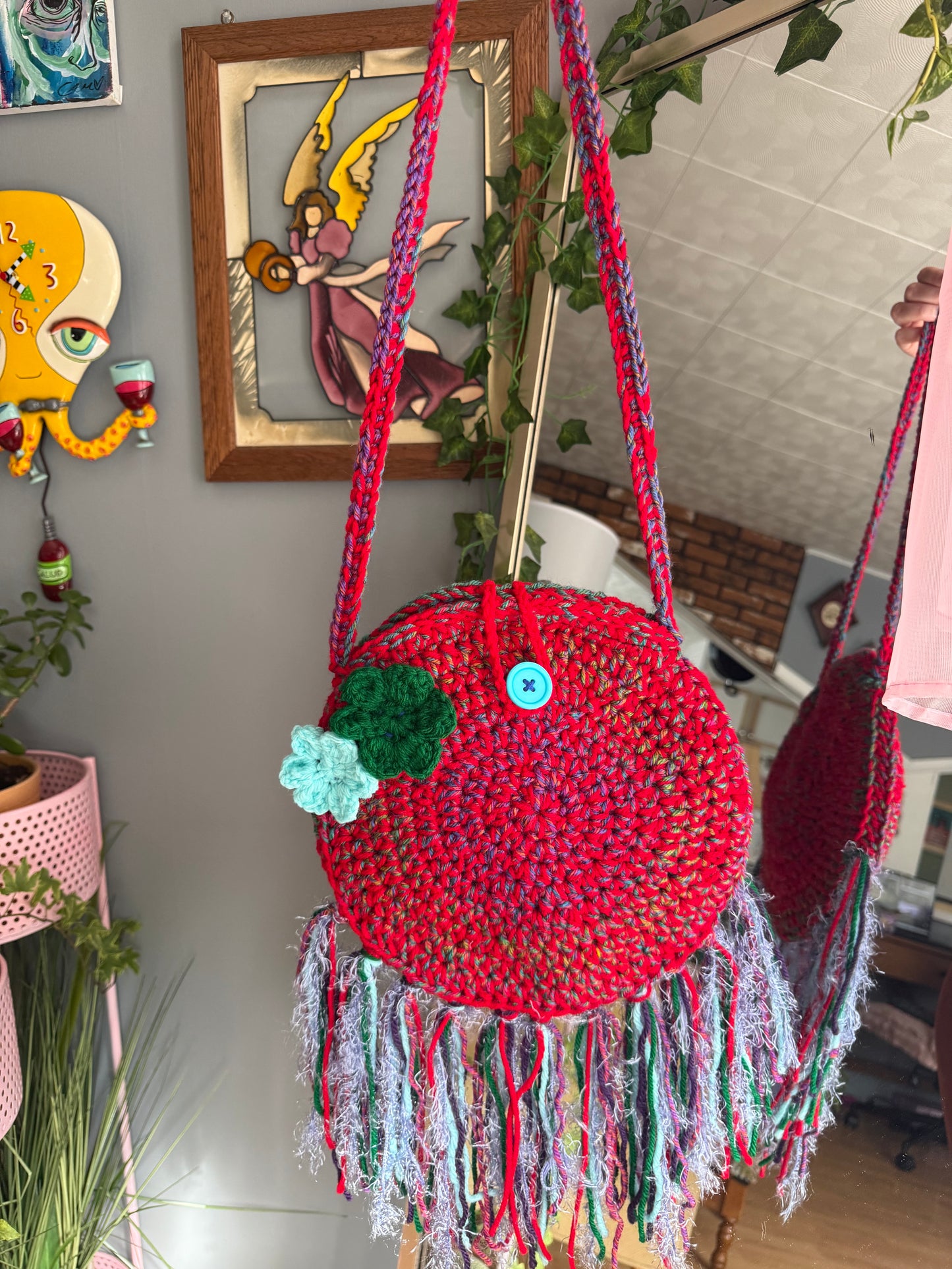 Fringe Purse with Liner