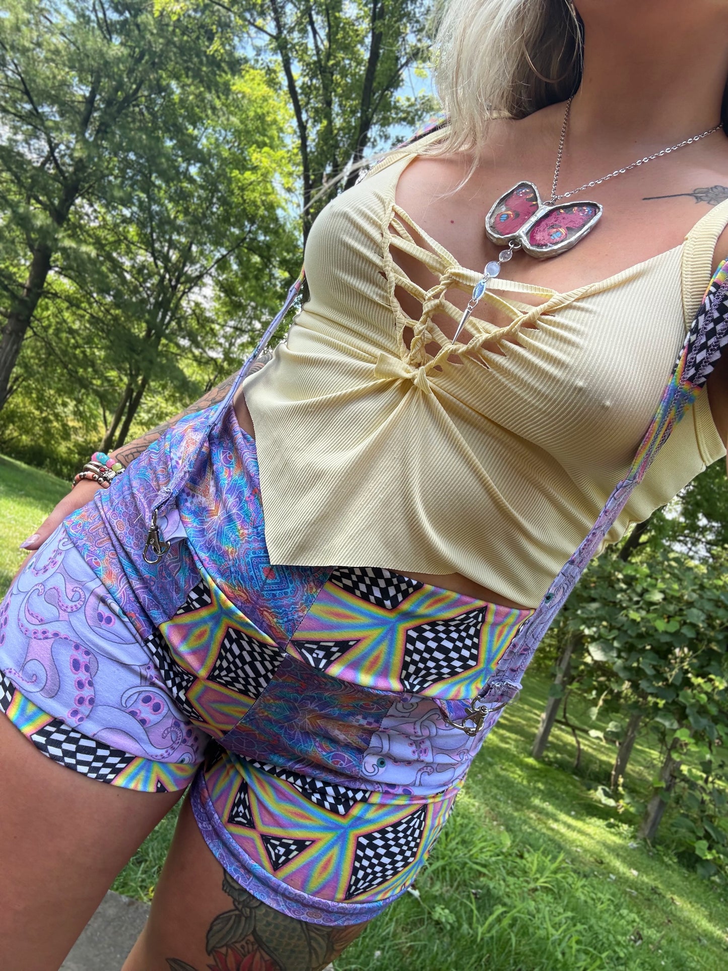 S/M Slit Weave Fairy Top