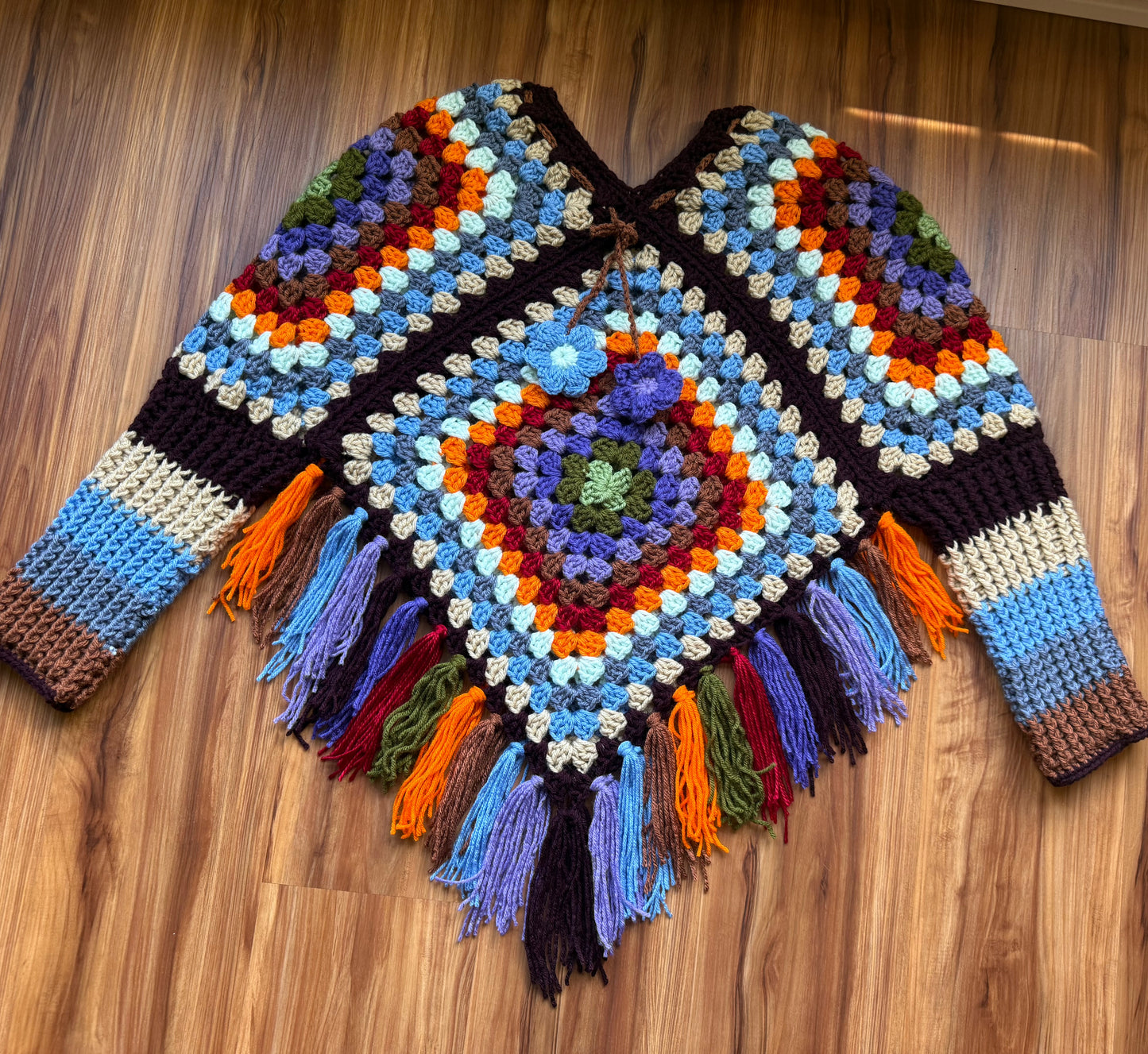 The Block Party Poncho Pattern
