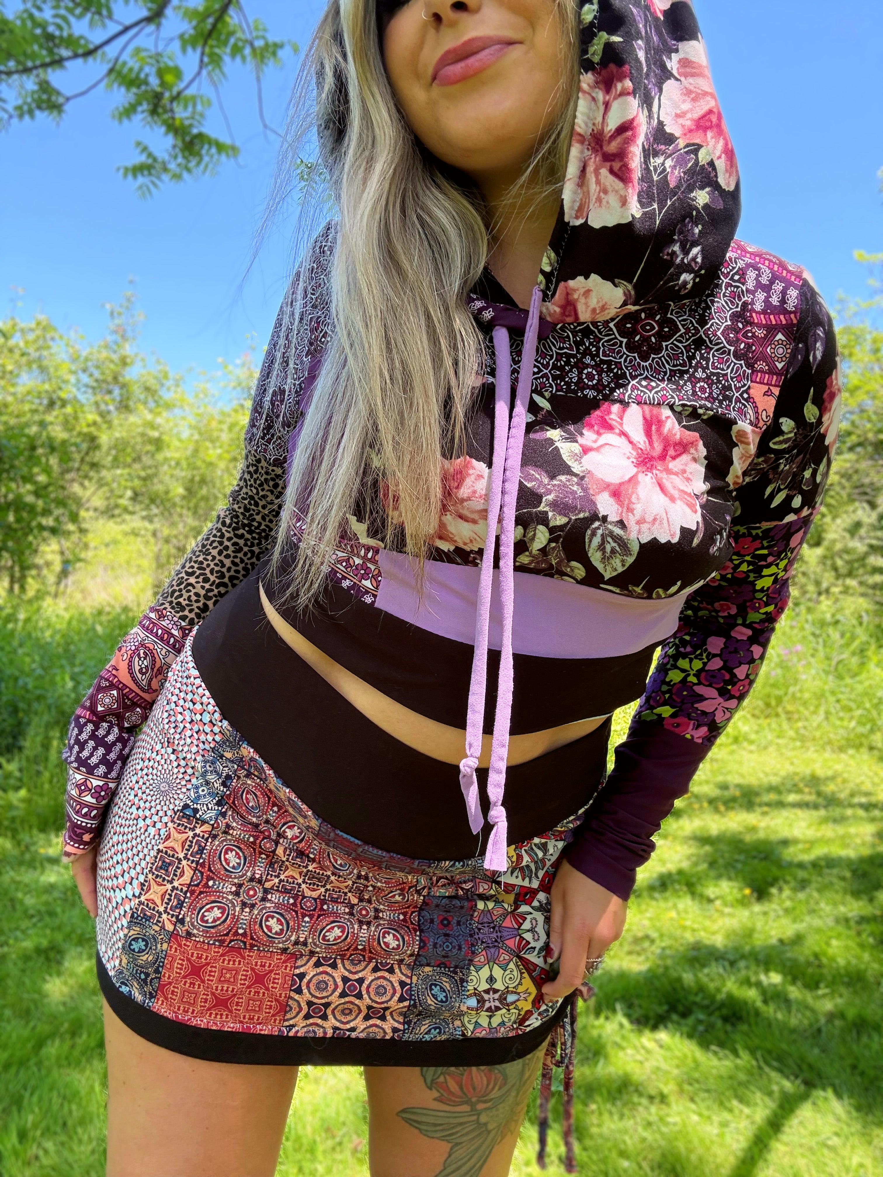 Purple Haze Cropped Hoodie (XS-M) – AstroKnotty