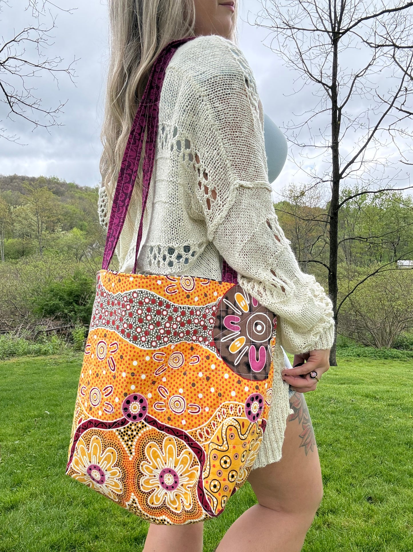 Large Polka Tote