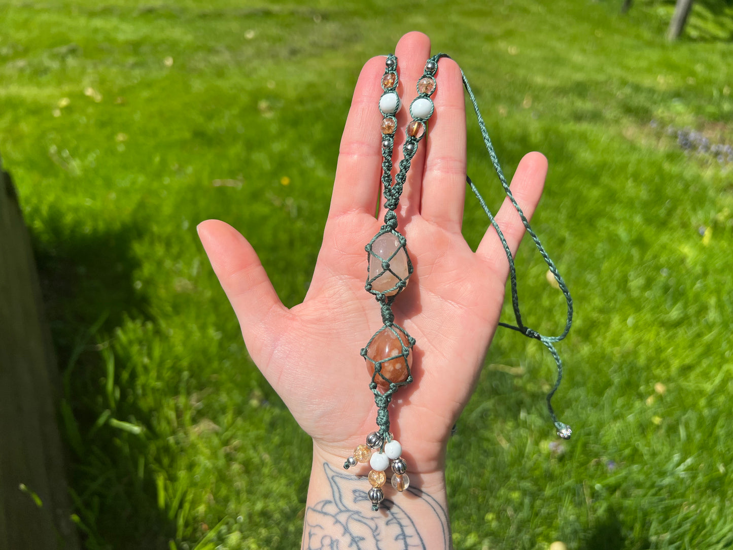 Macrame Stacked Necklace/Choker