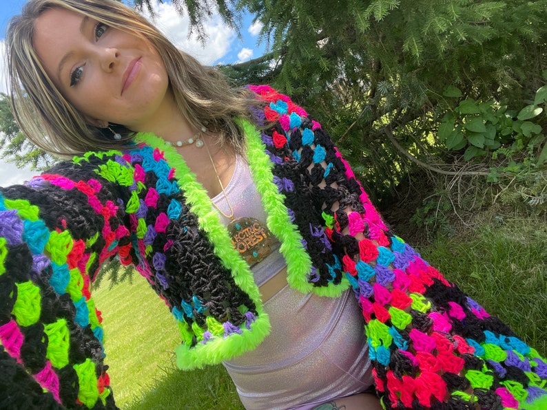 MTO - Third Eye Festival Crochet Cardigan