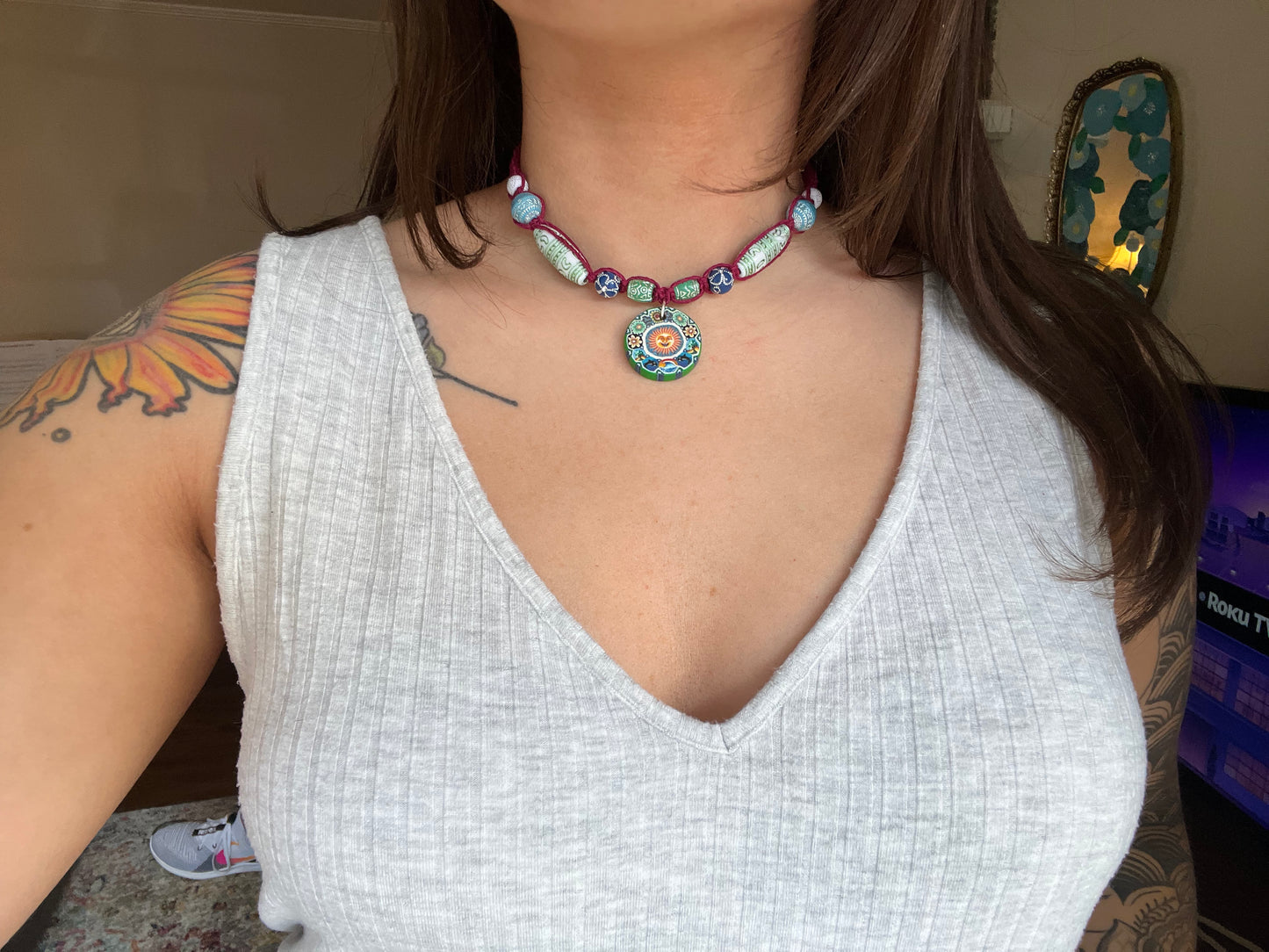 Trippy Sun Hemp Choker