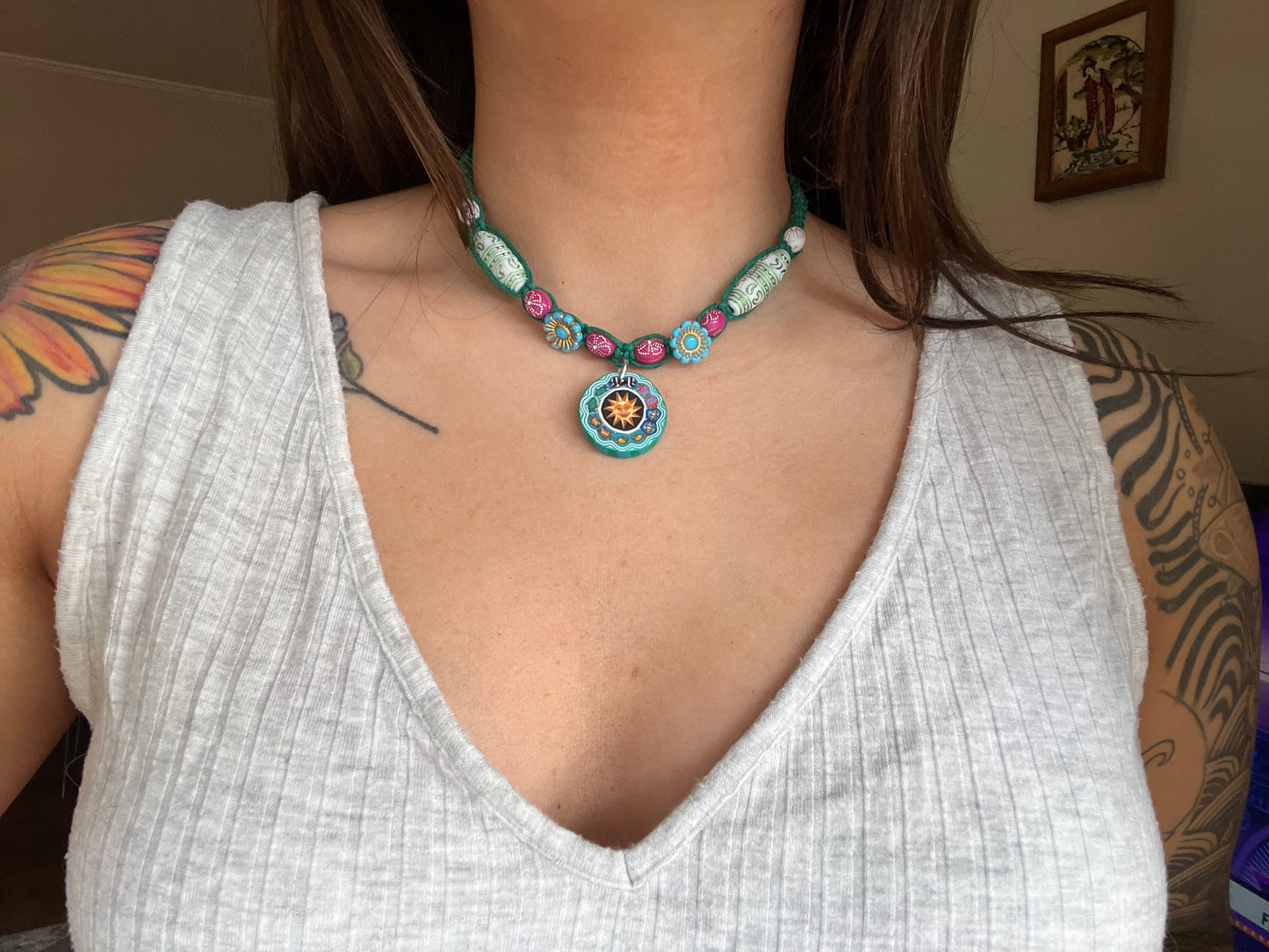 Trippy Sun Hemp Choker