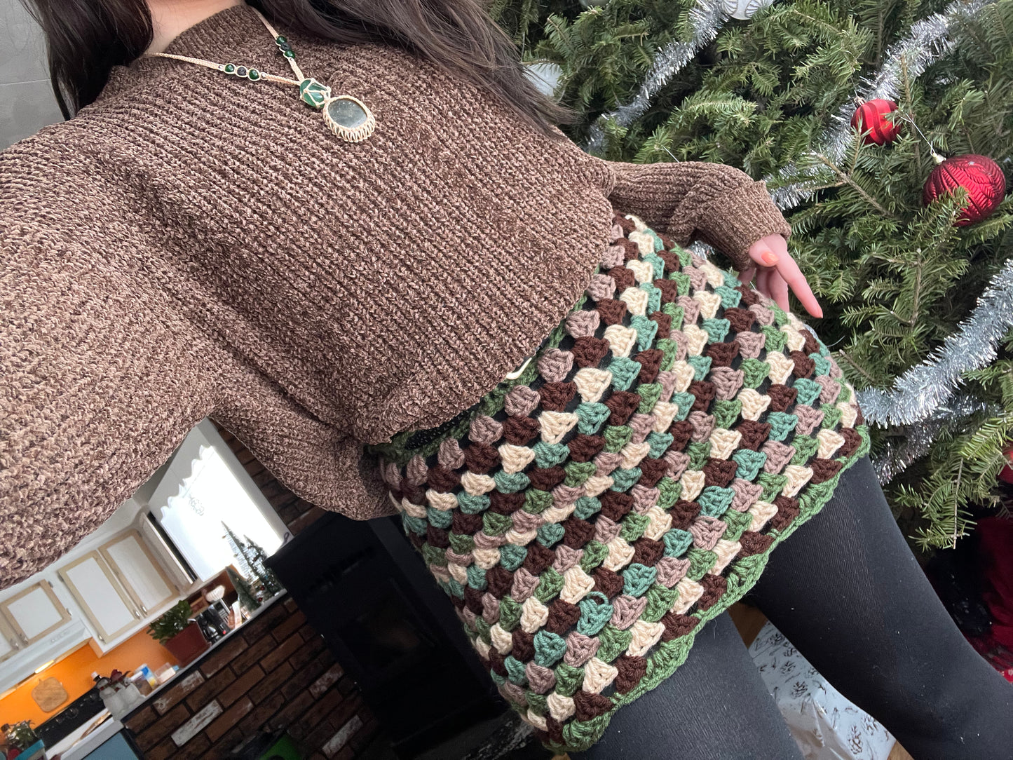 M/L Crochet Skirt