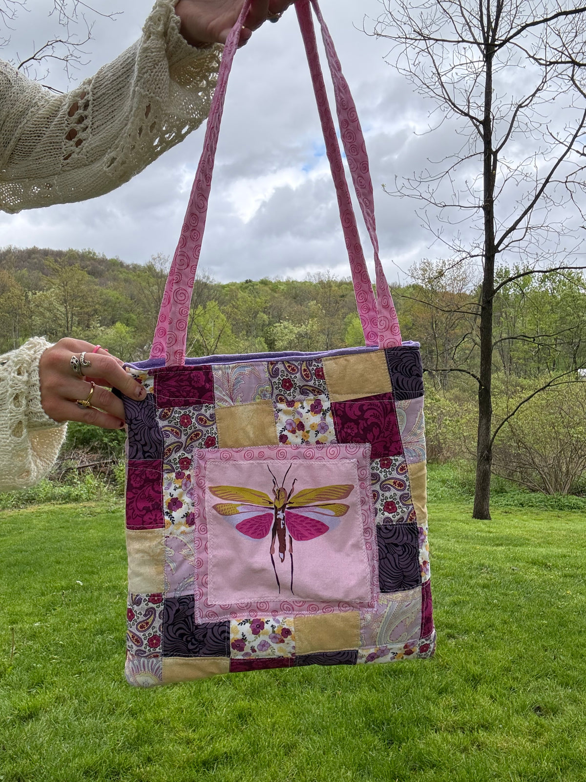 Bug Patchwork Quilted Patchwork Bug Purse – AstroKnotty