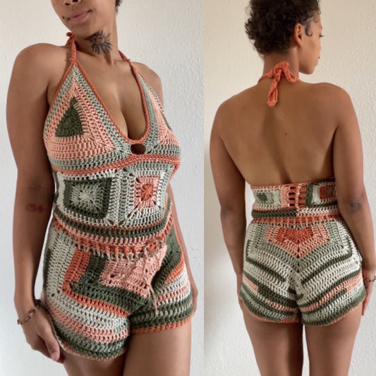 The Kaleidoscope Playsuit Pattern (Romper or 2 Piece Set)