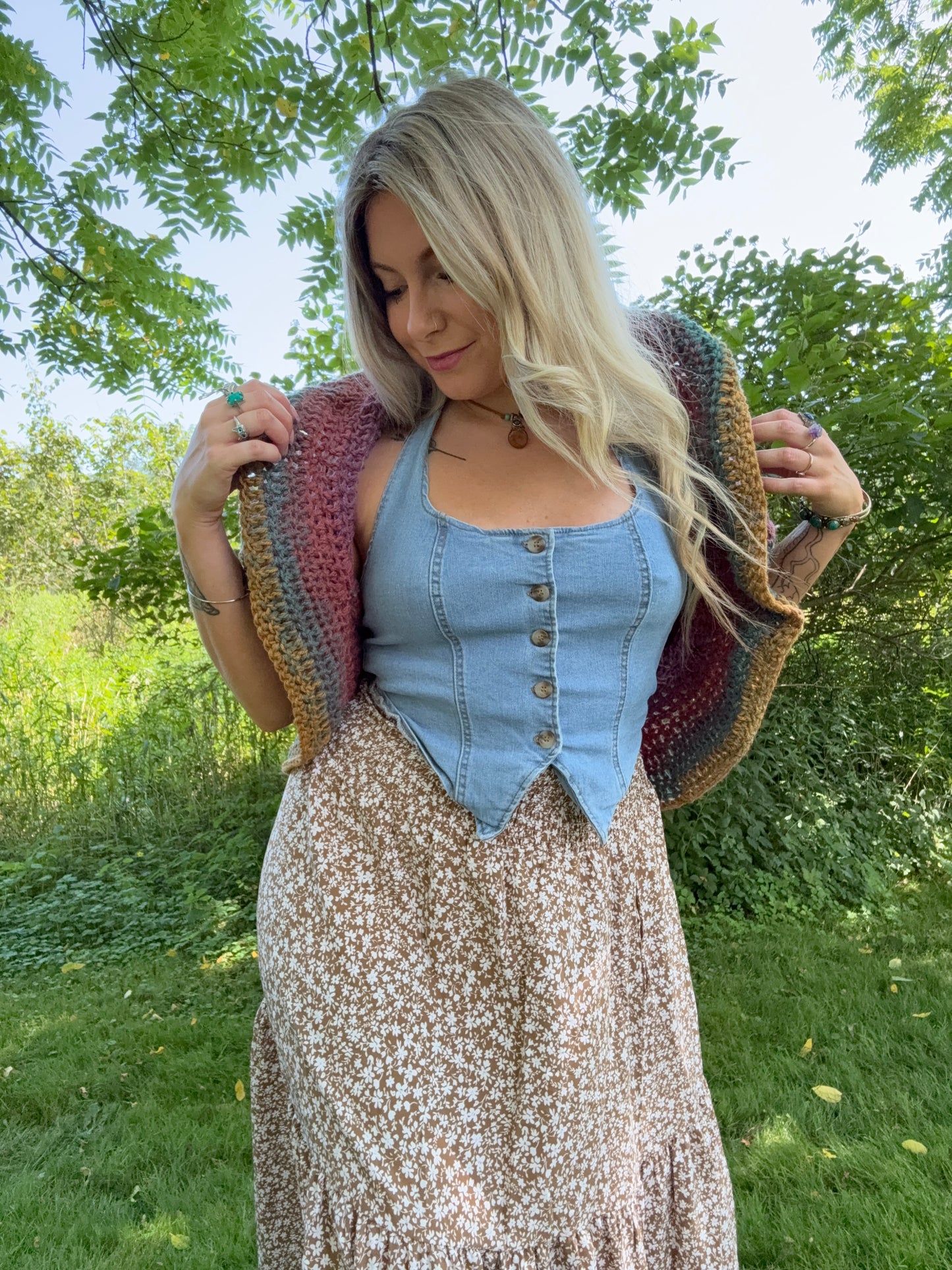 XS-M Flower of Life Shrug