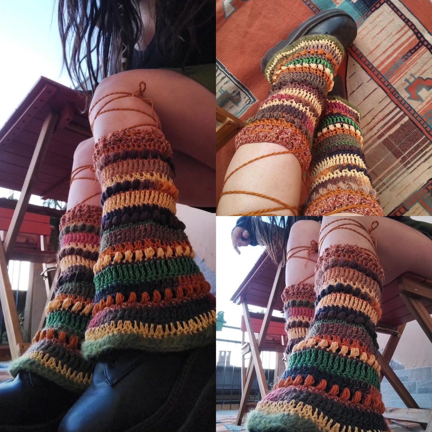 Solar Flares - Leg Warmer Pattern