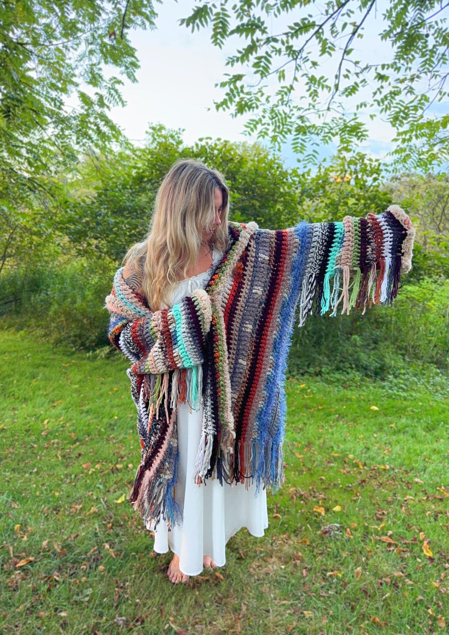 HEAVY Oversized Hooded Cloak - Winter Jacket Scrap Project