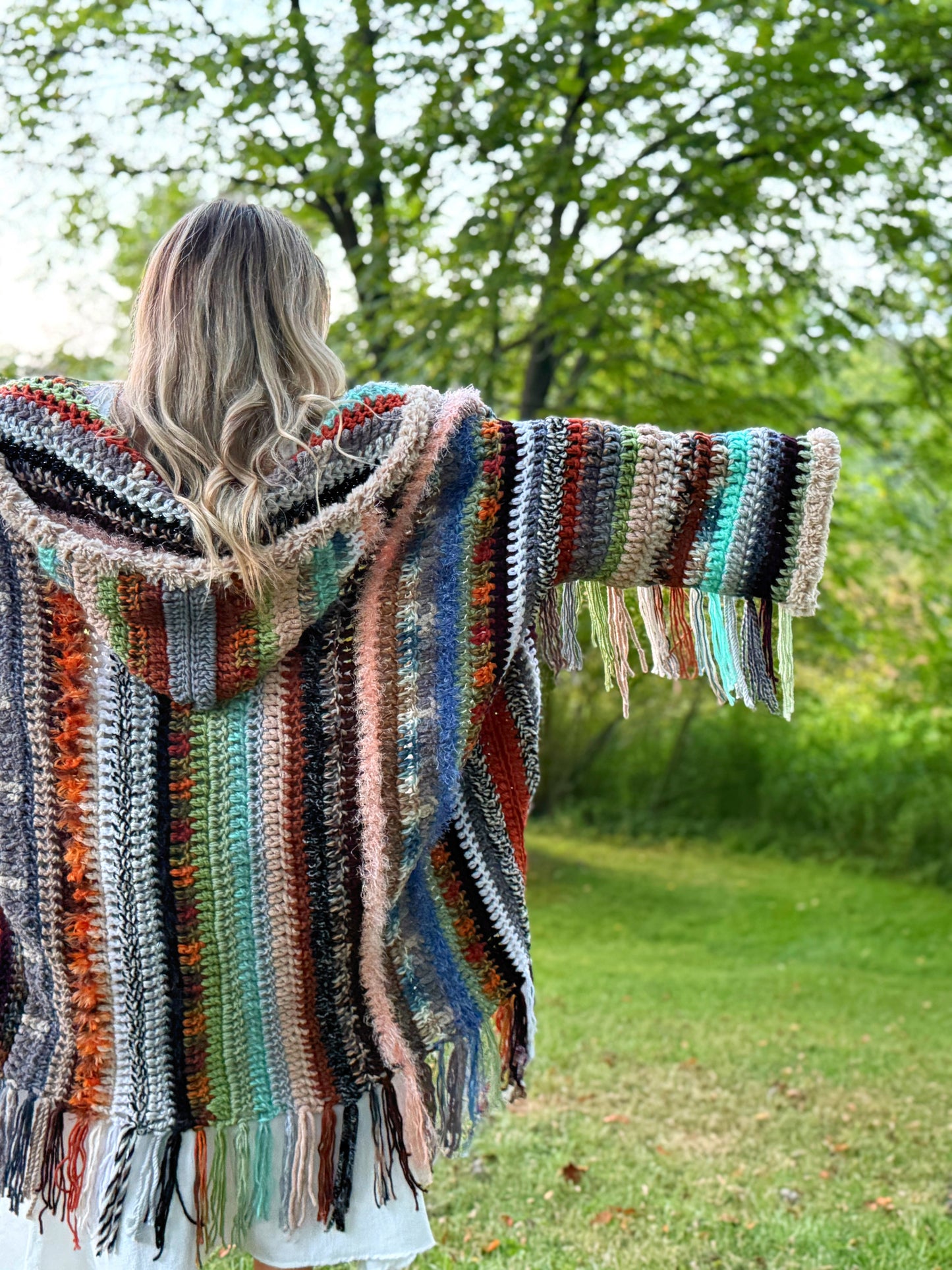 HEAVY Oversized Hooded Cloak - Winter Jacket Scrap Project