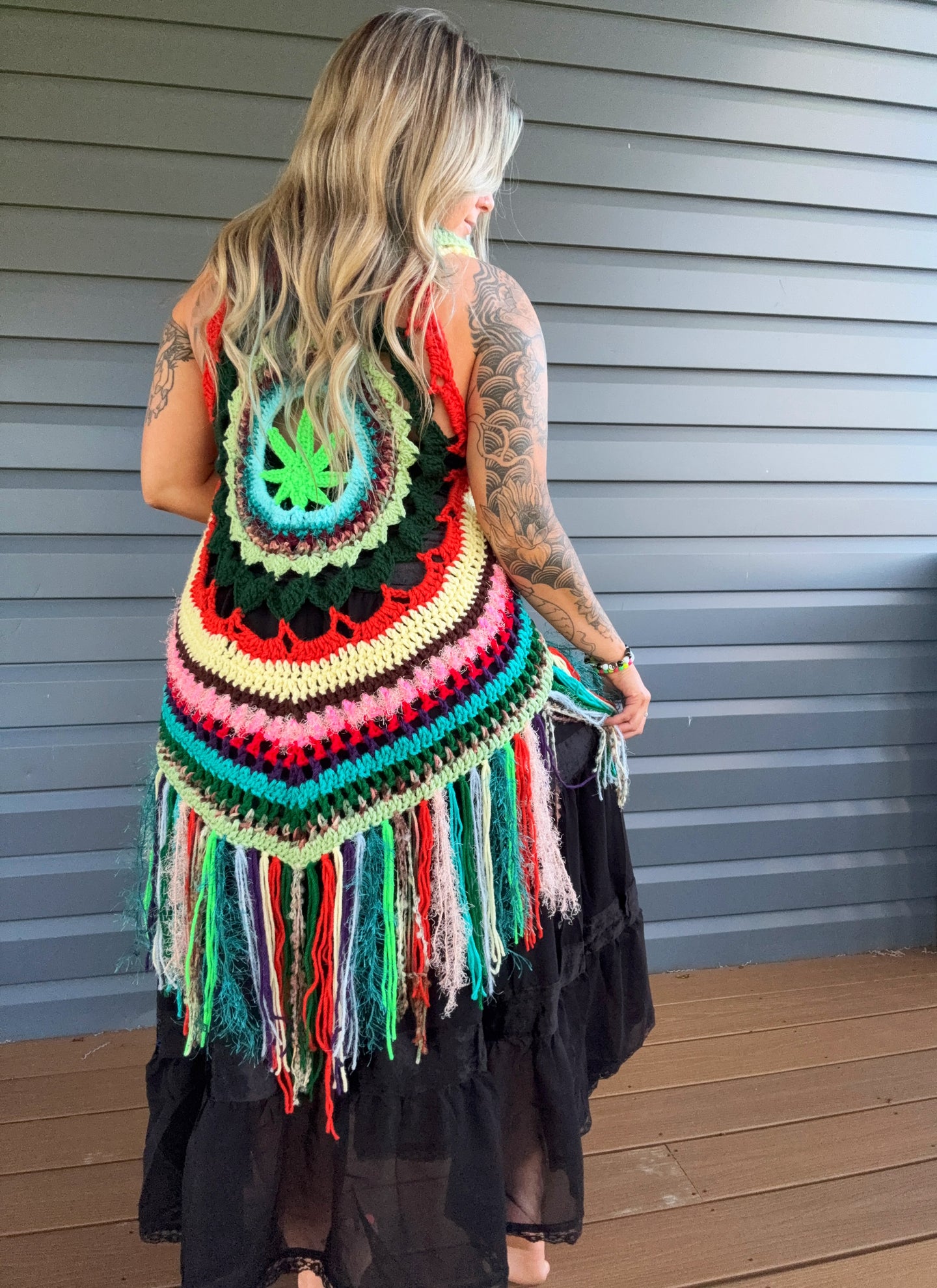S/L Mary Jane Fringe Vest