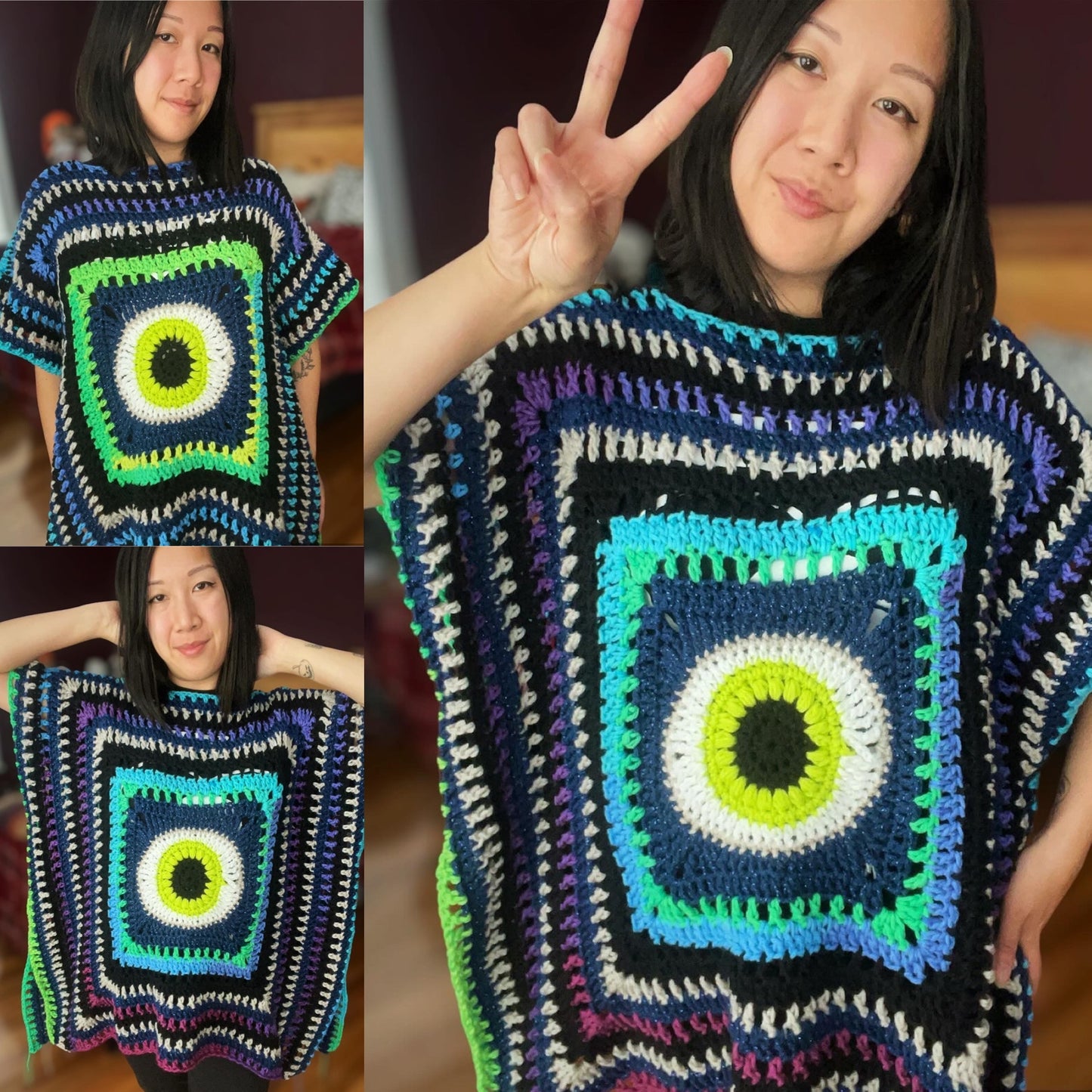 The Optic Nervana Poncho Pattern