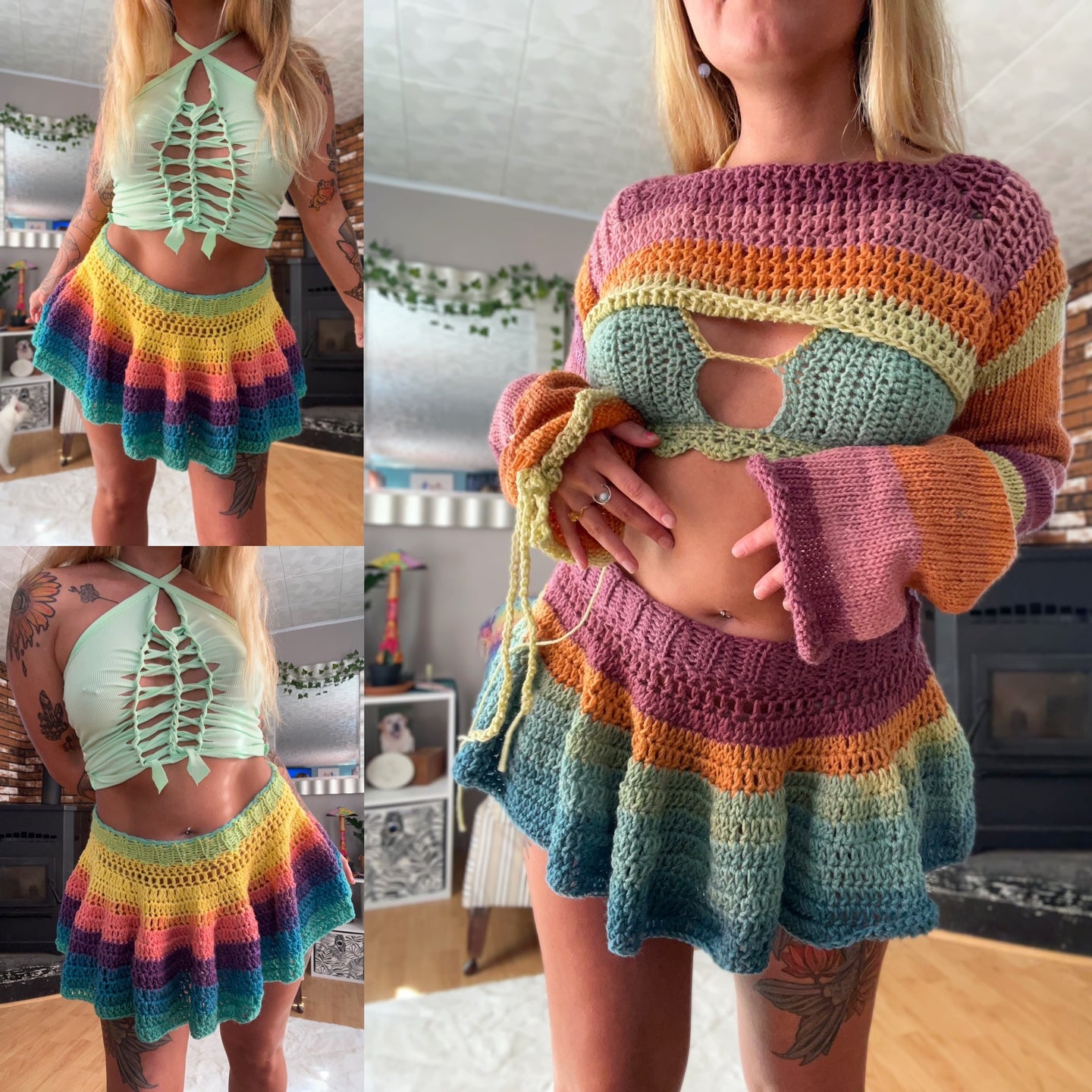 Fairy Flare Skirt Pattern - Mini Ruffle Skirt PDF