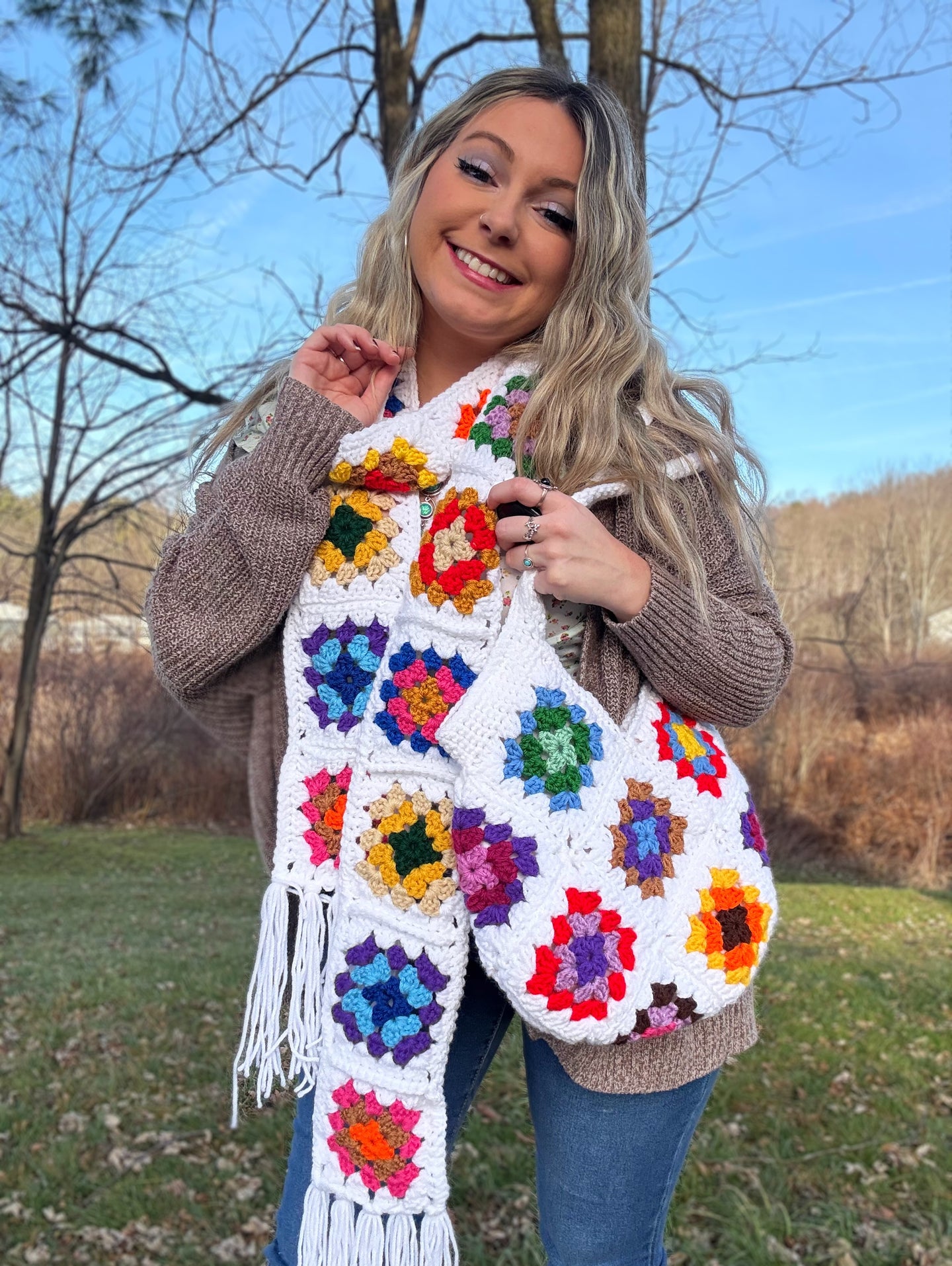 Matching Scarf & Purse Set