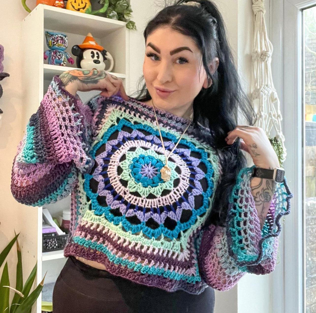 Mandala Effect Sweater Pattern