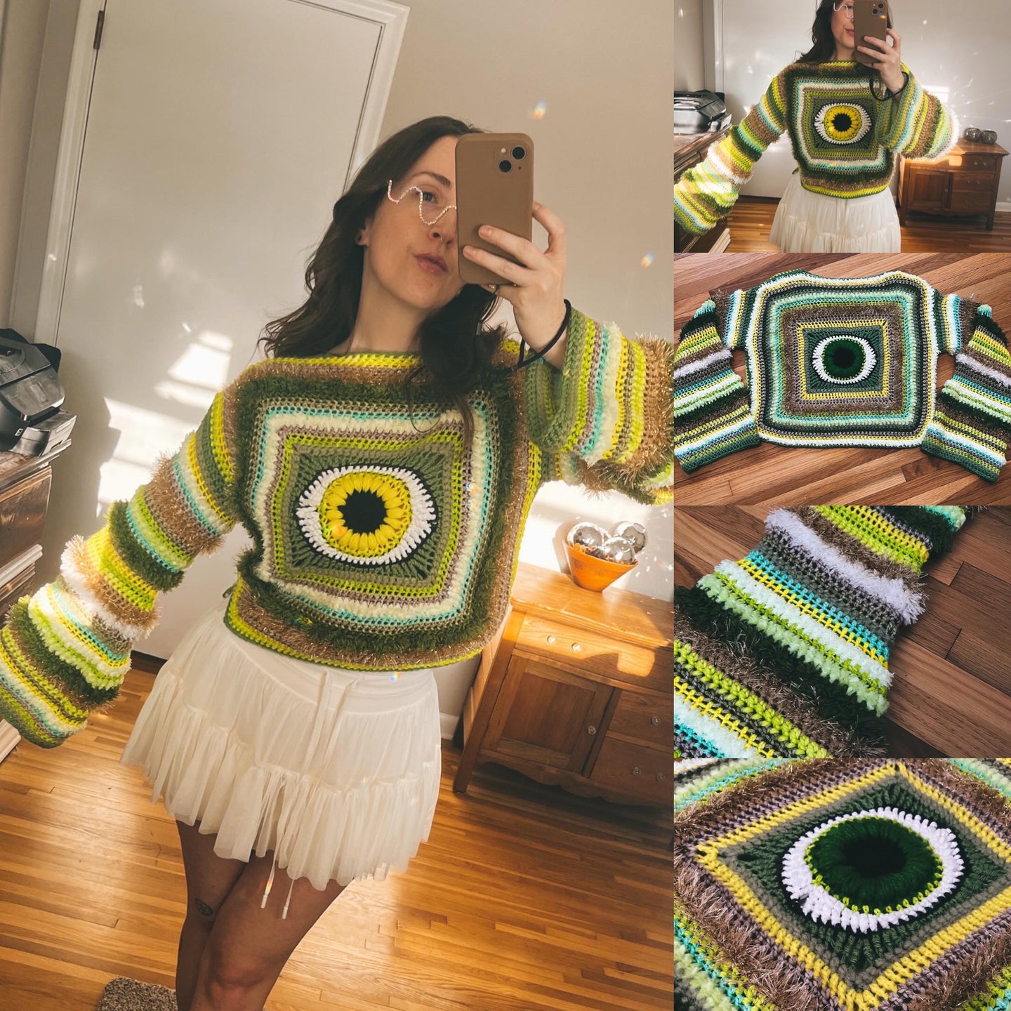 The Eye Candy Sweater - PDF Digital Download Pattern