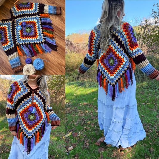 The Block Party Poncho Pattern