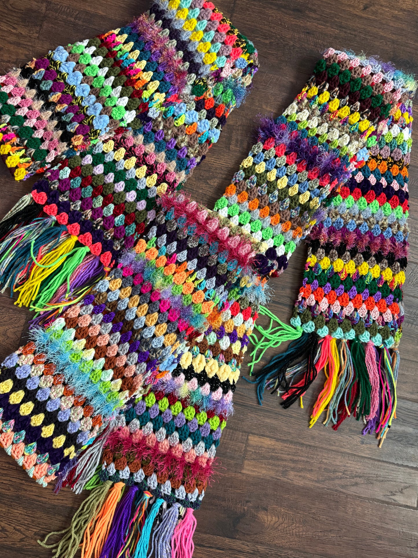 2 Custom Scrap Scarves