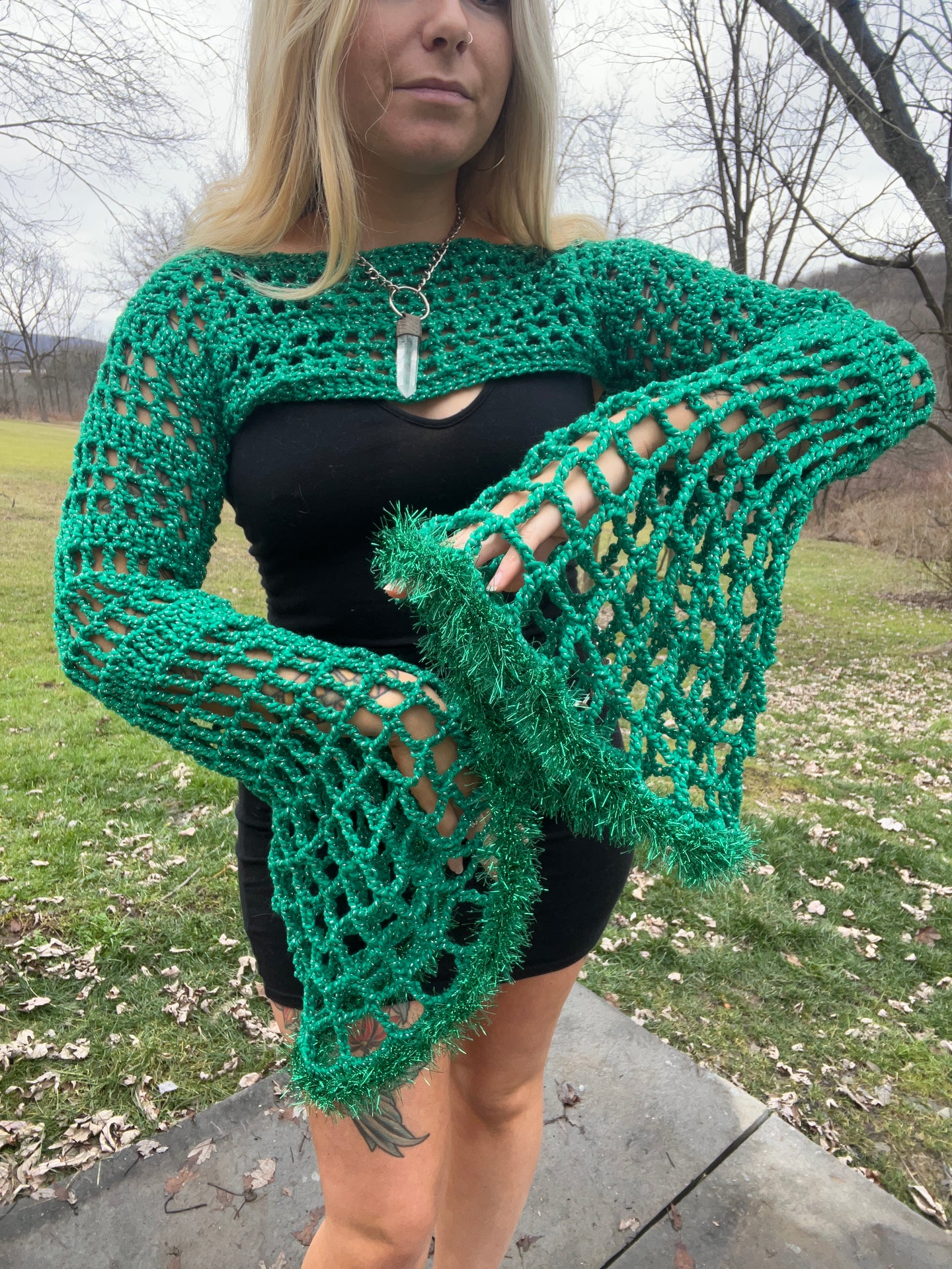 XS/S Discounted Bell Sleeve Shrug