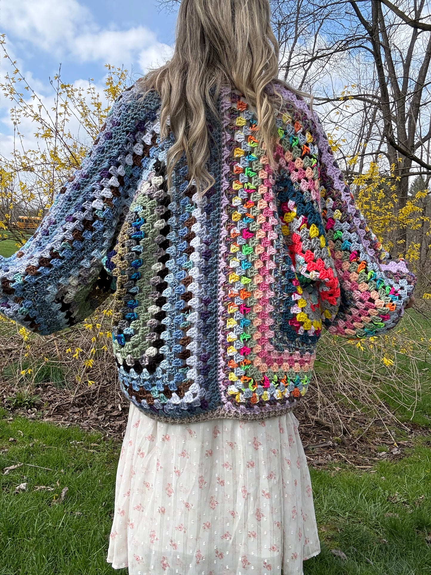 Oversized Scrap Cardigan