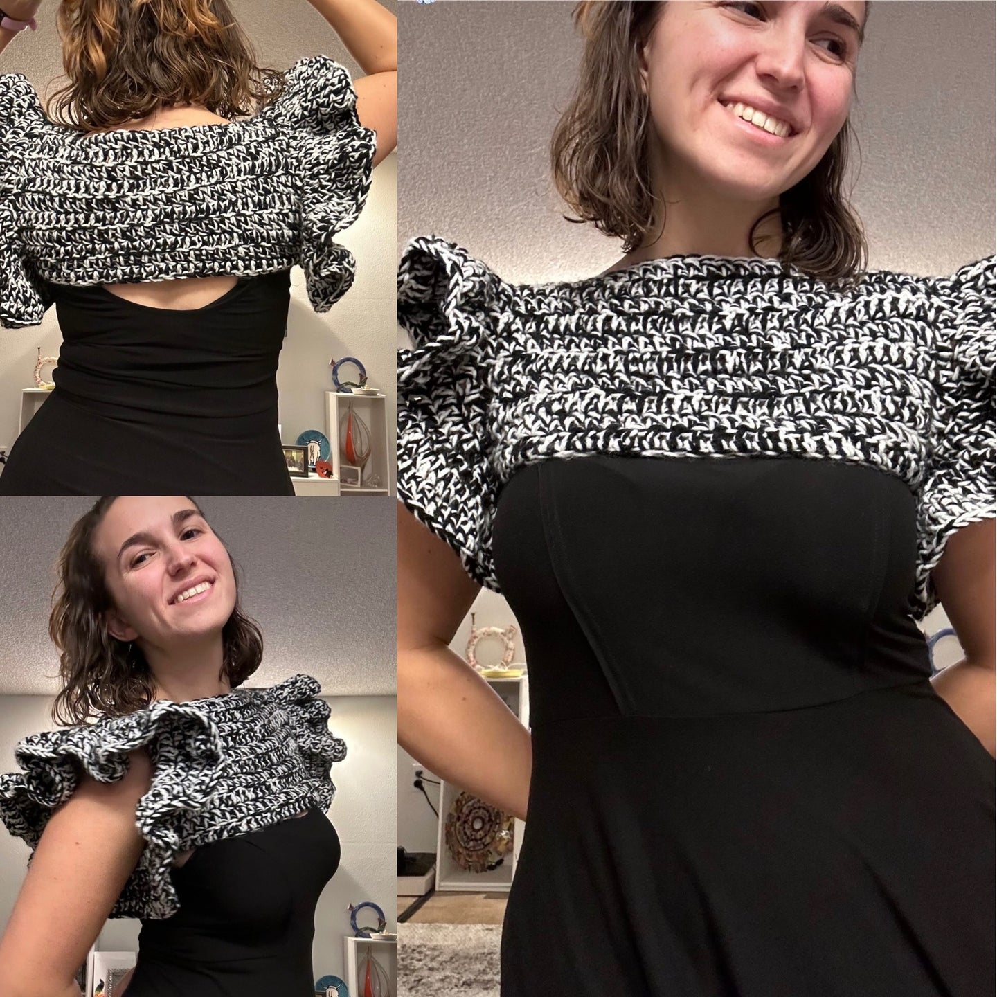 The Fairy Flare Shrug Pattern (Short & Long Sleeve)