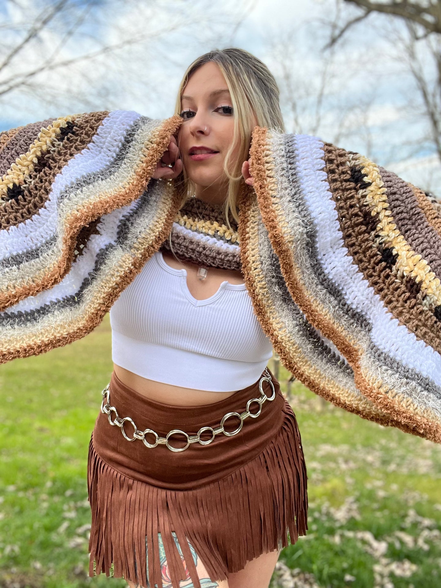 XS/S Bell Sleeve Shrug