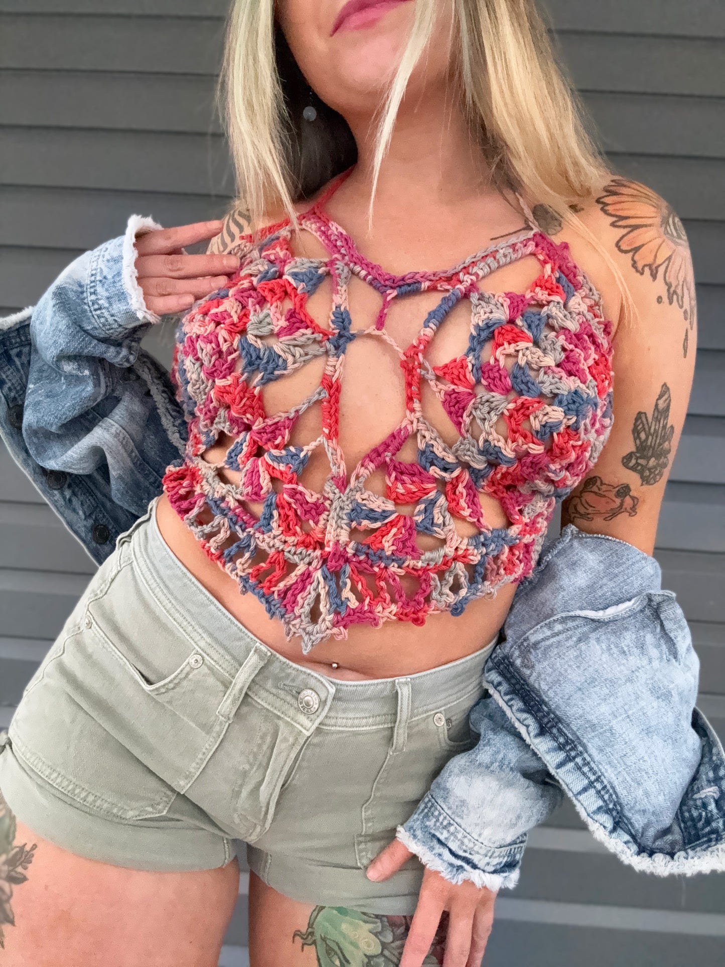 M/L Cotton Lace Bralette