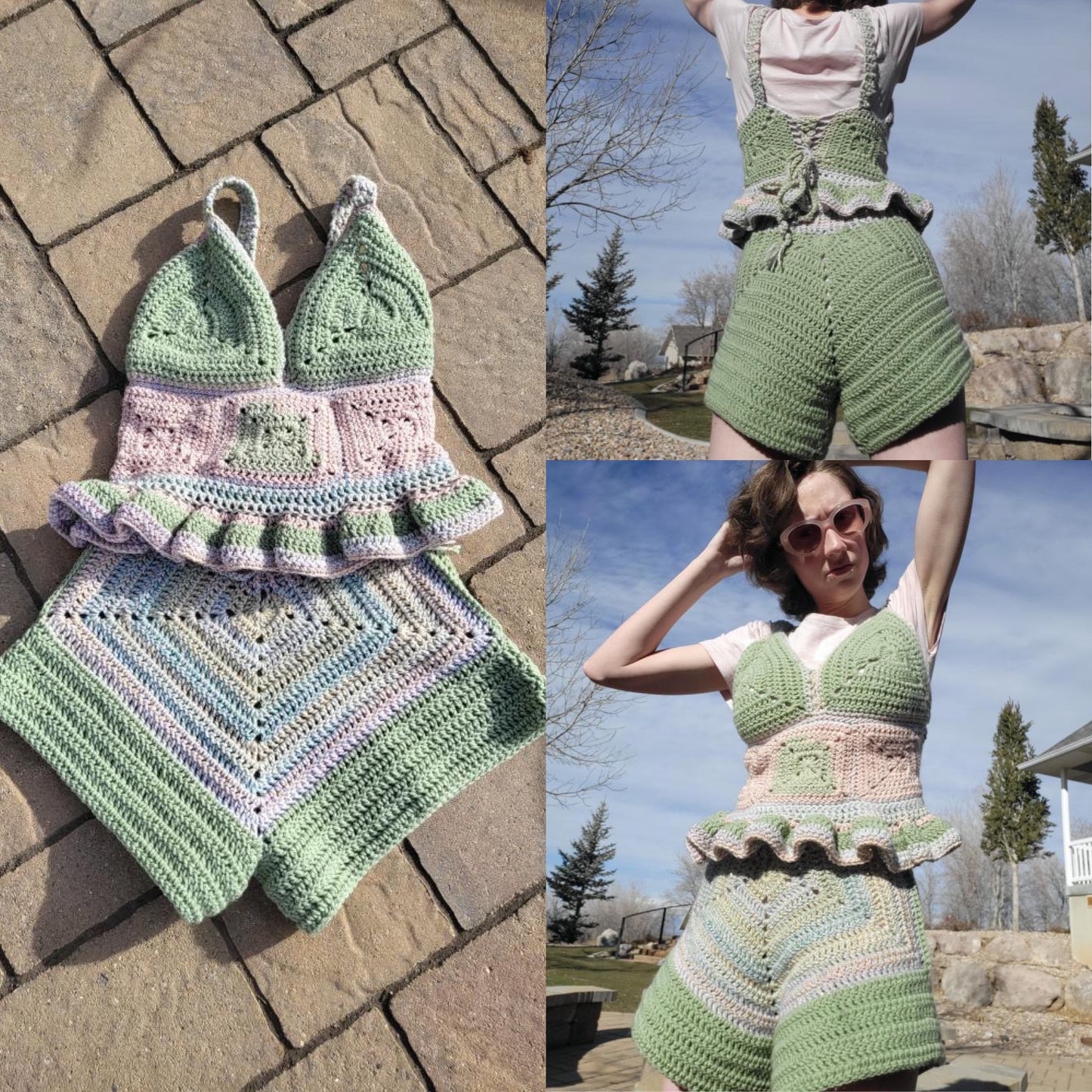 The Kaleidoscope Playsuit Pattern (Romper or 2 Piece Set)