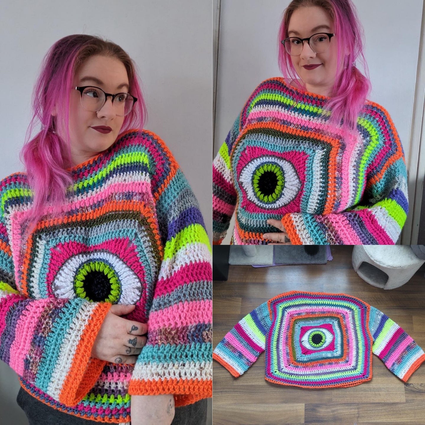 The Eye Candy Sweater - PDF Digital Download Pattern