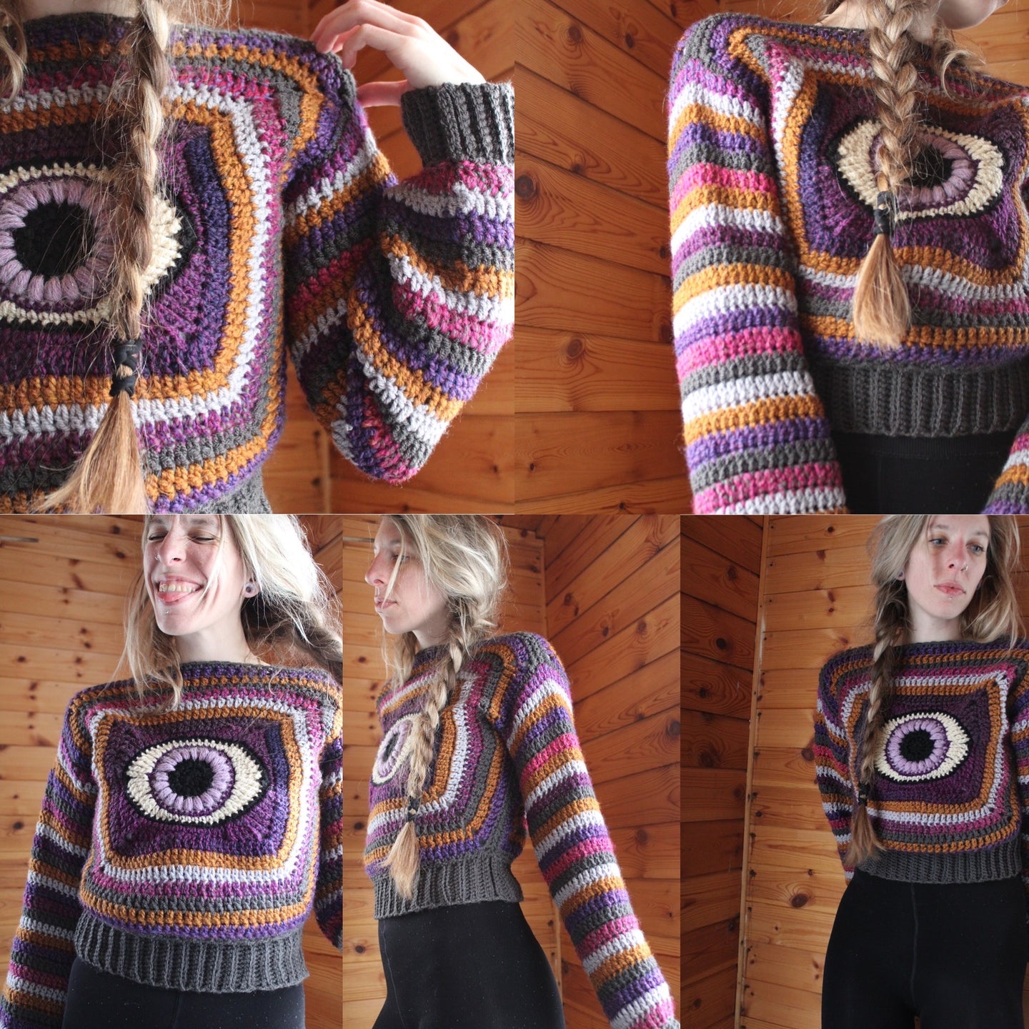 The Eye Candy Sweater - PDF Digital Download Pattern