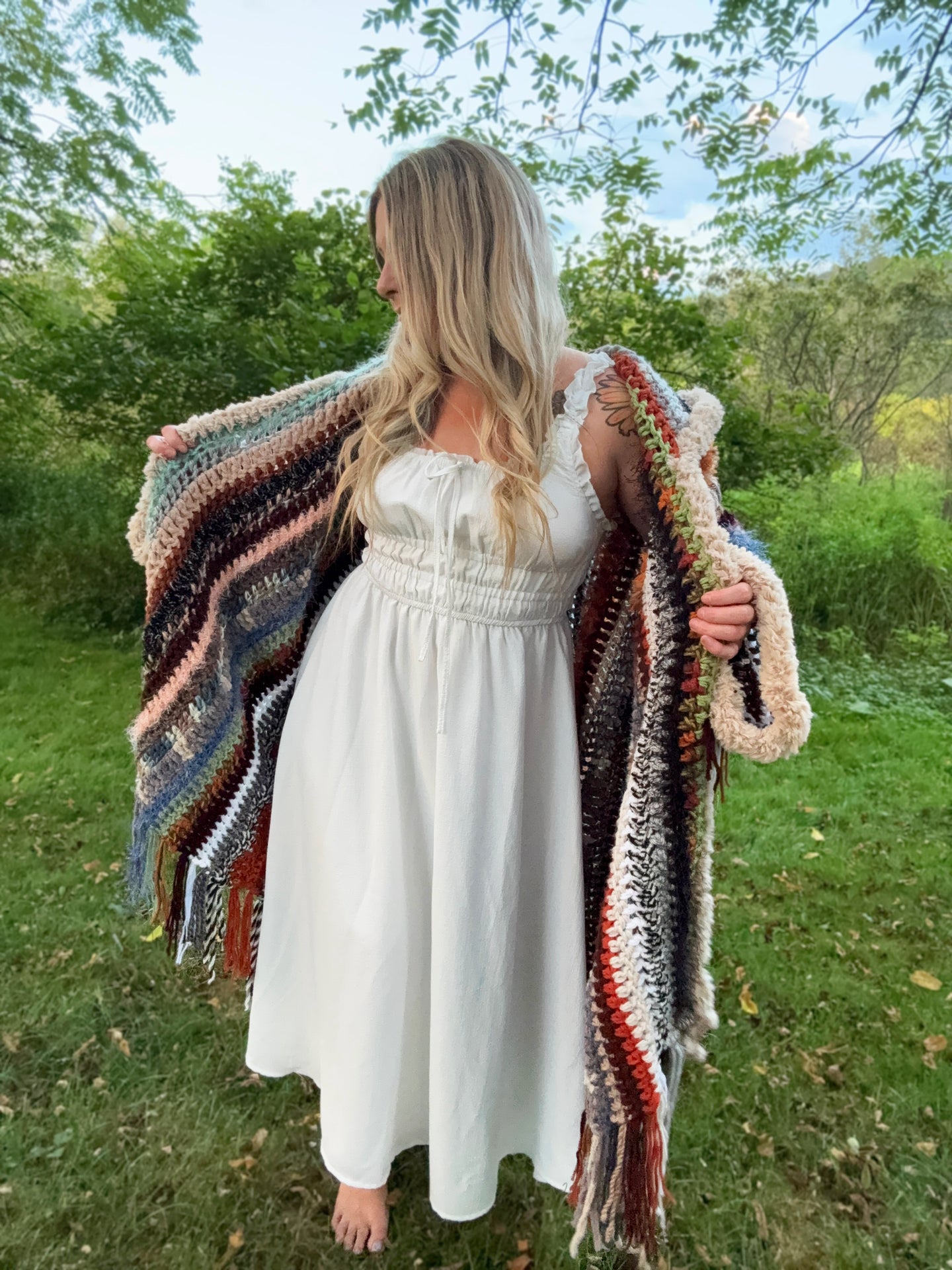 HEAVY Oversized Hooded Cloak - Winter Jacket Scrap Project