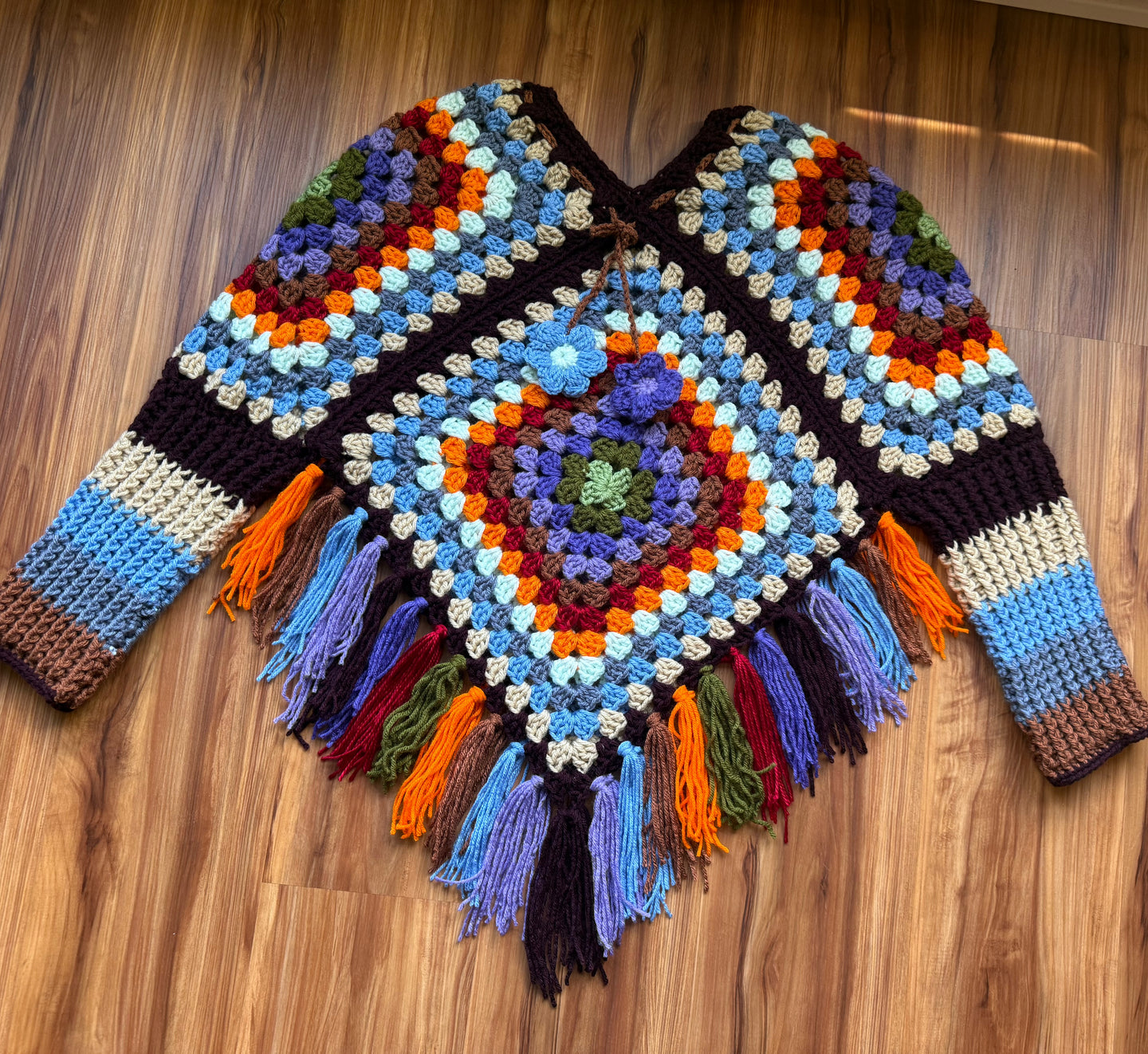 The Block Party Poncho Pattern