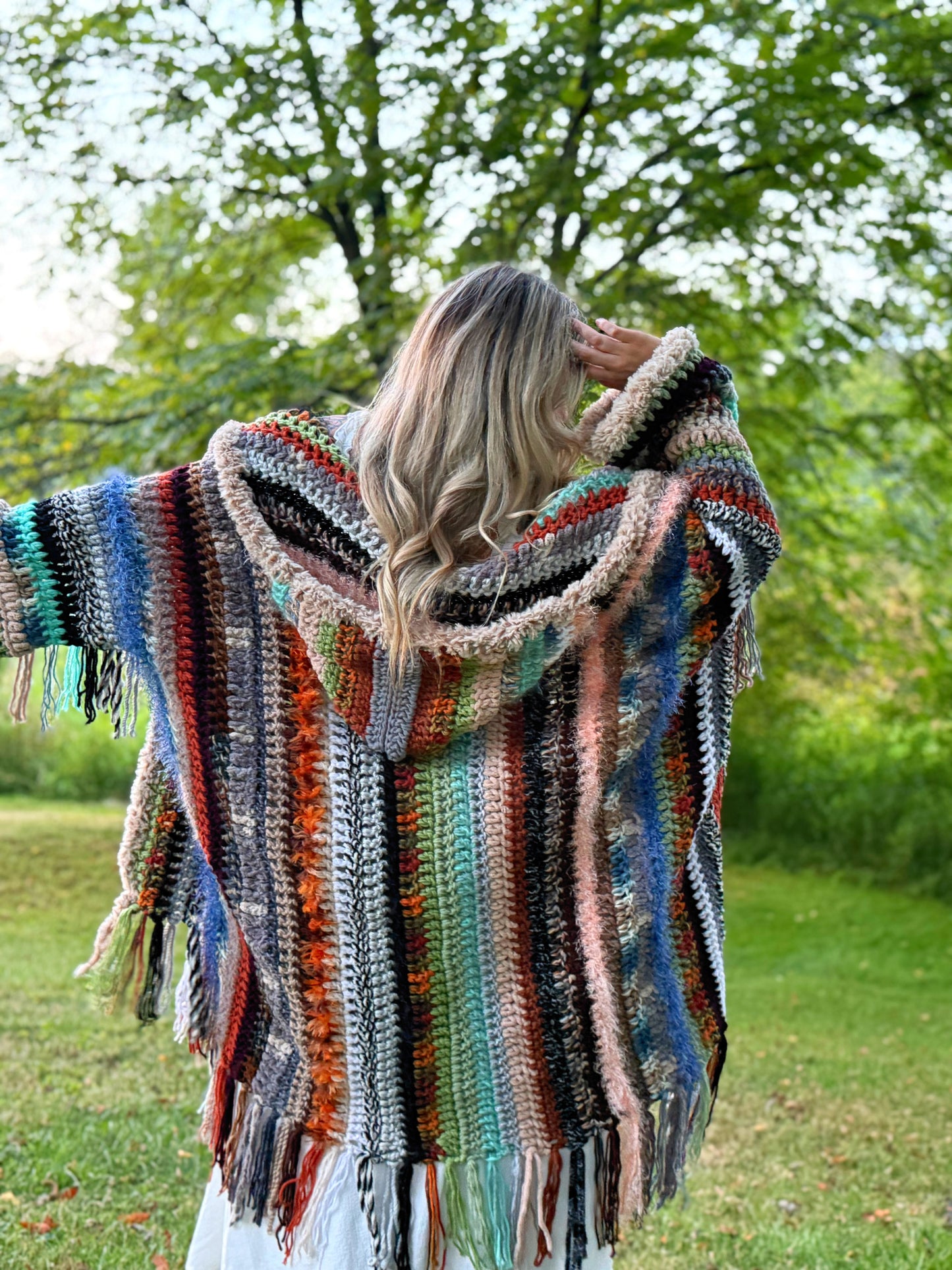 HEAVY Oversized Hooded Cloak - Winter Jacket Scrap Project
