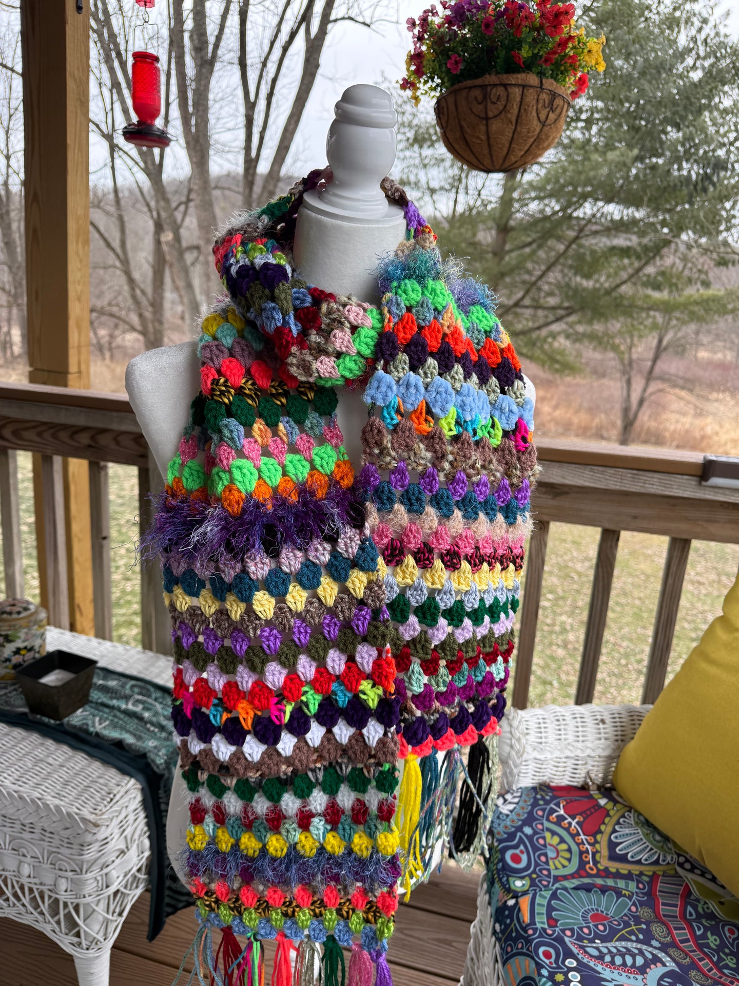 2 Custom Scrap Scarves