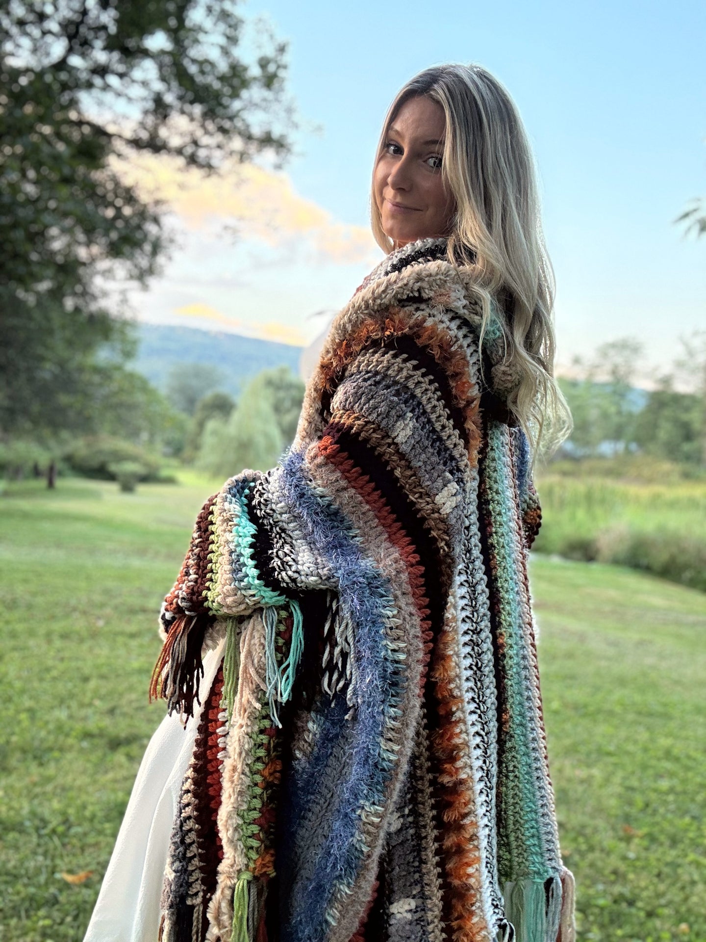 HEAVY Oversized Hooded Cloak - Winter Jacket Scrap Project