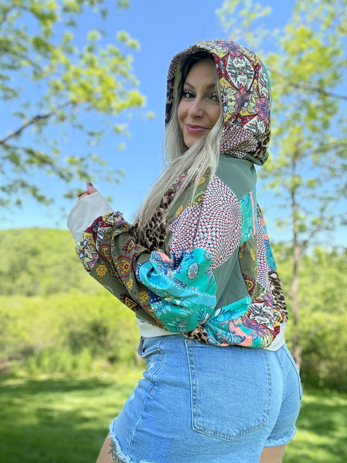 Jungle Cat Hoodie (L/XL)