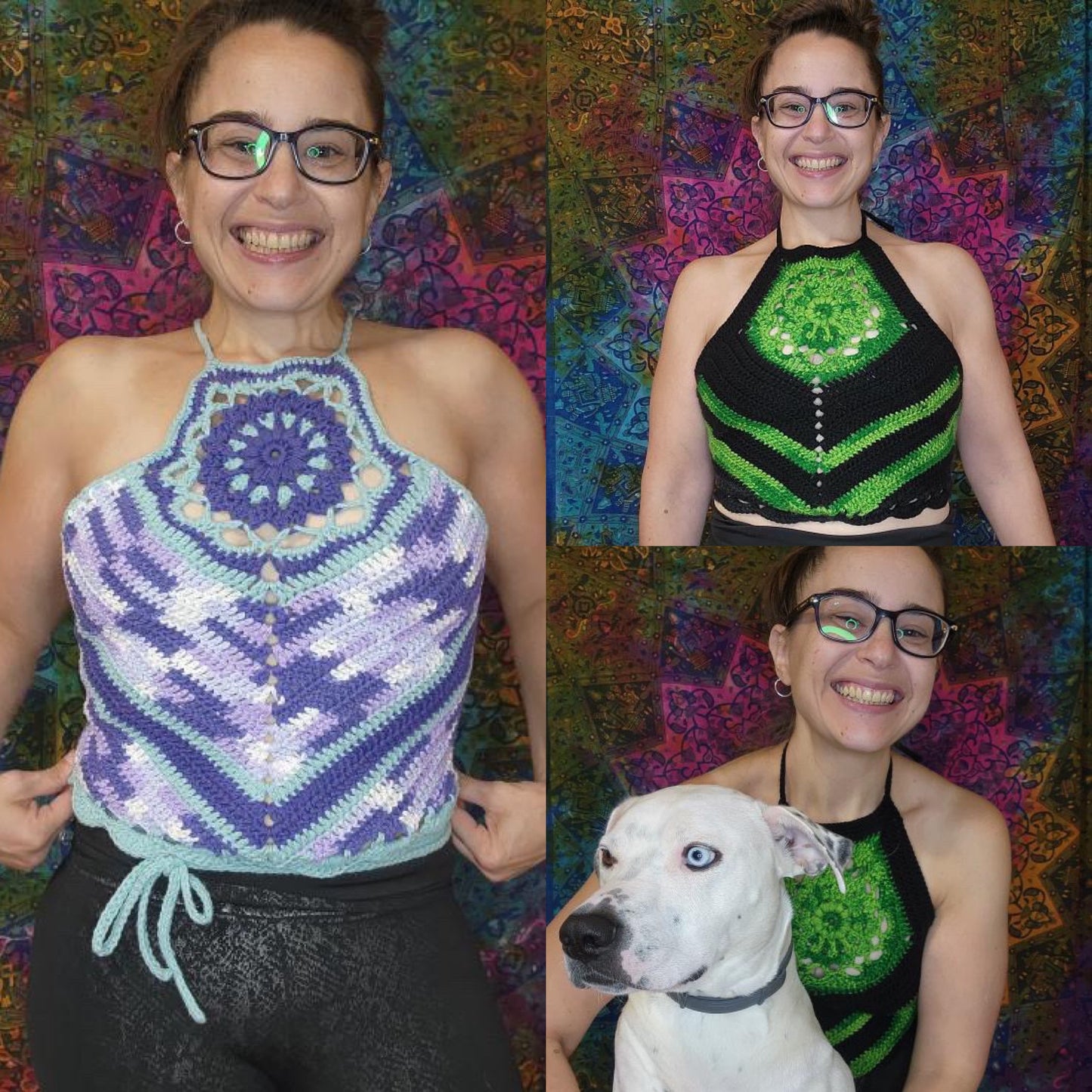 The StarFlower Halter Top Pattern