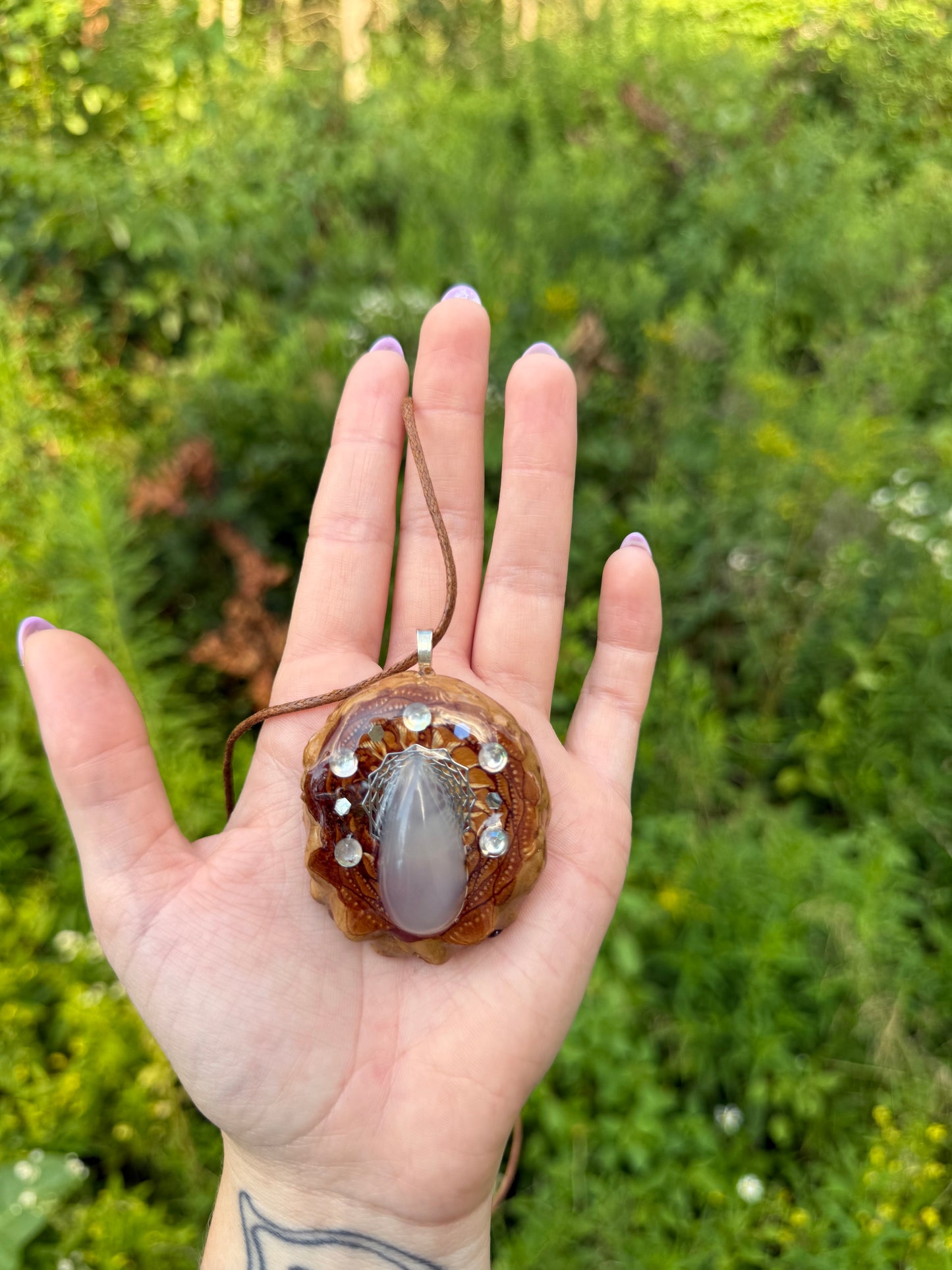 Sacred Geometry Pinecone Pendant