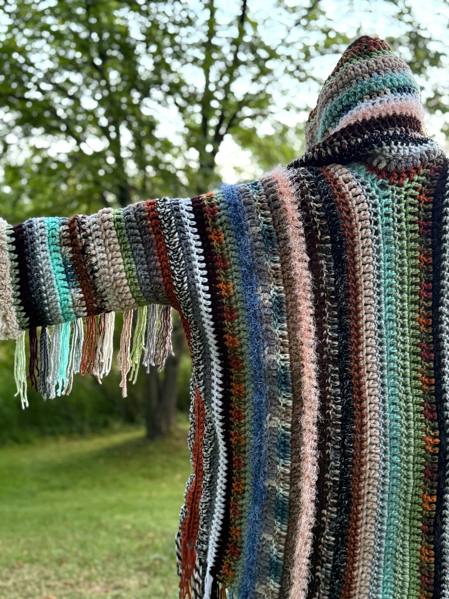 HEAVY Oversized Hooded Cloak - Winter Jacket Scrap Project