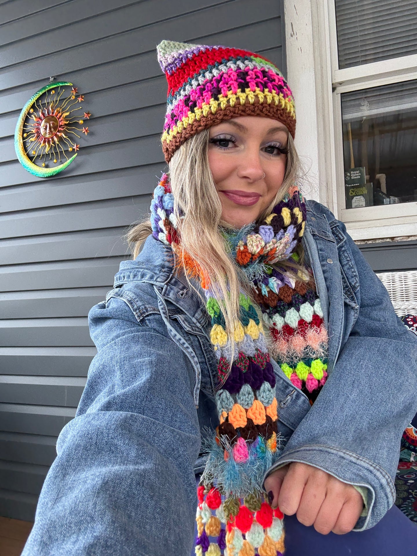 Made to Order Scrap Scarf (7-9 feet, 2-4 weeks)