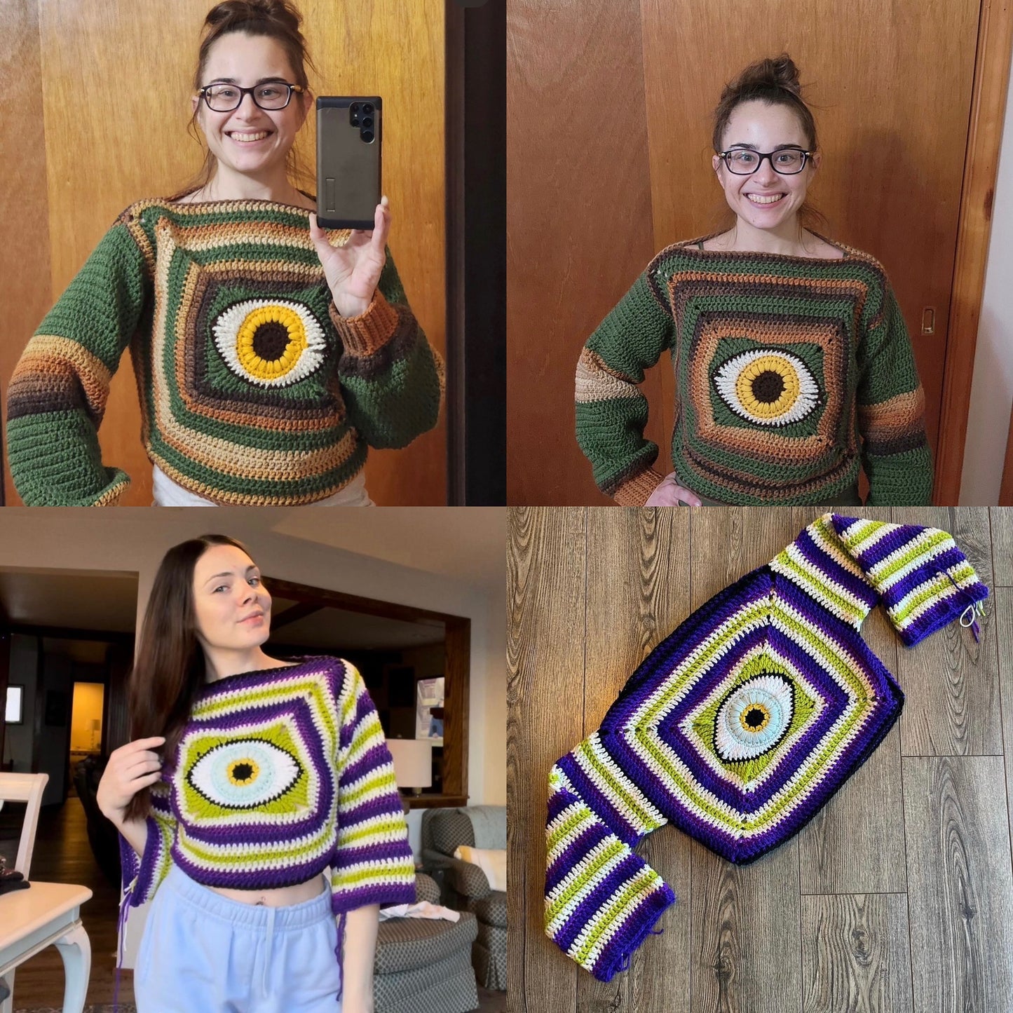 The Eye Candy Sweater - PDF Digital Download Pattern