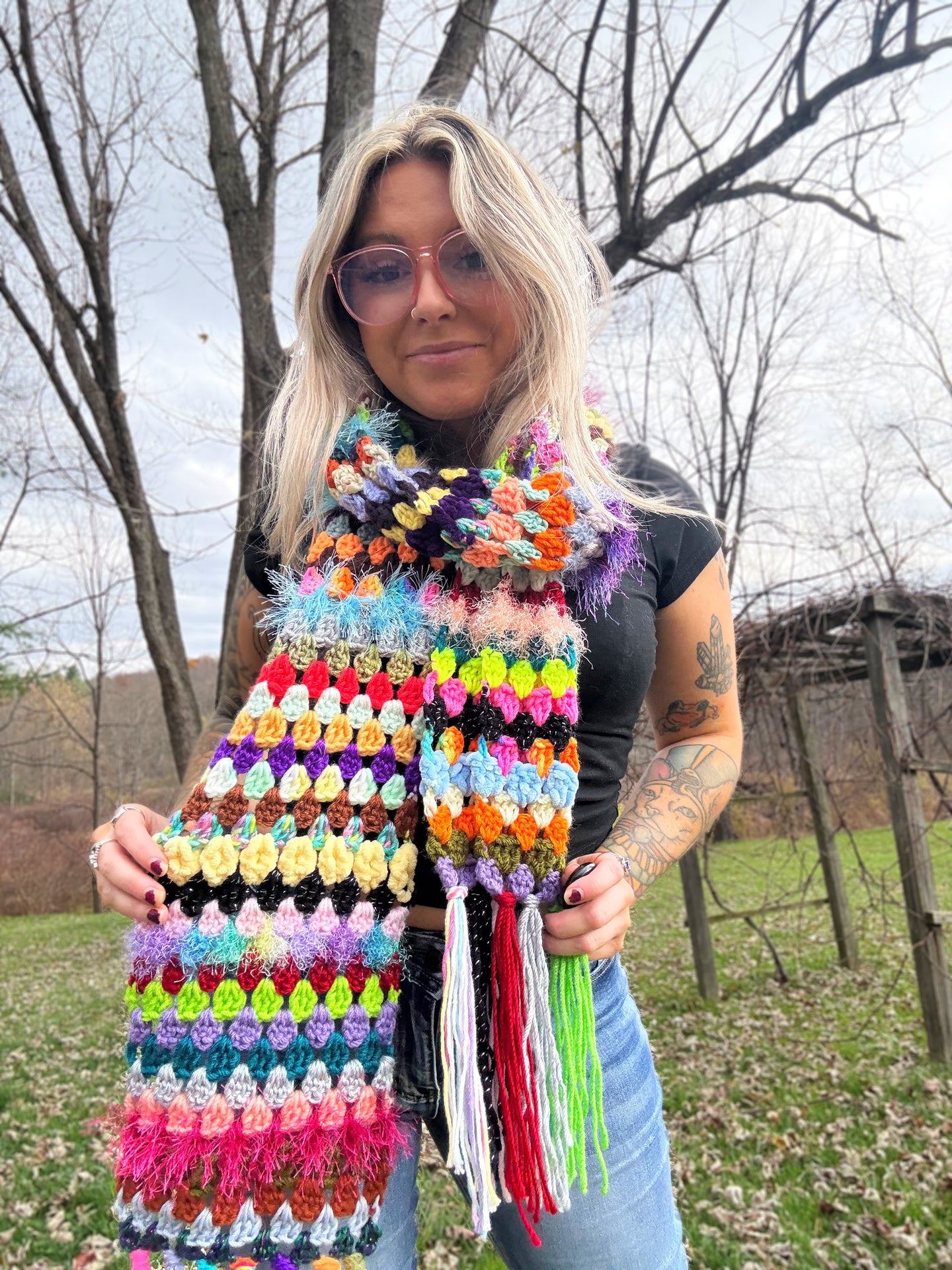Made to Order Scrap Scarf (7-9 feet)