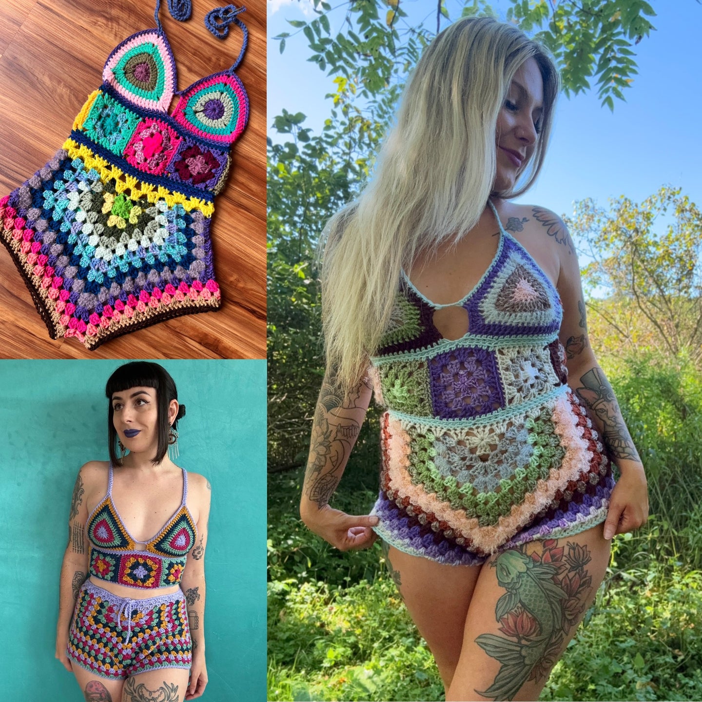 Block Party Playsuit Pattern (Romper or 2 Piece Set)