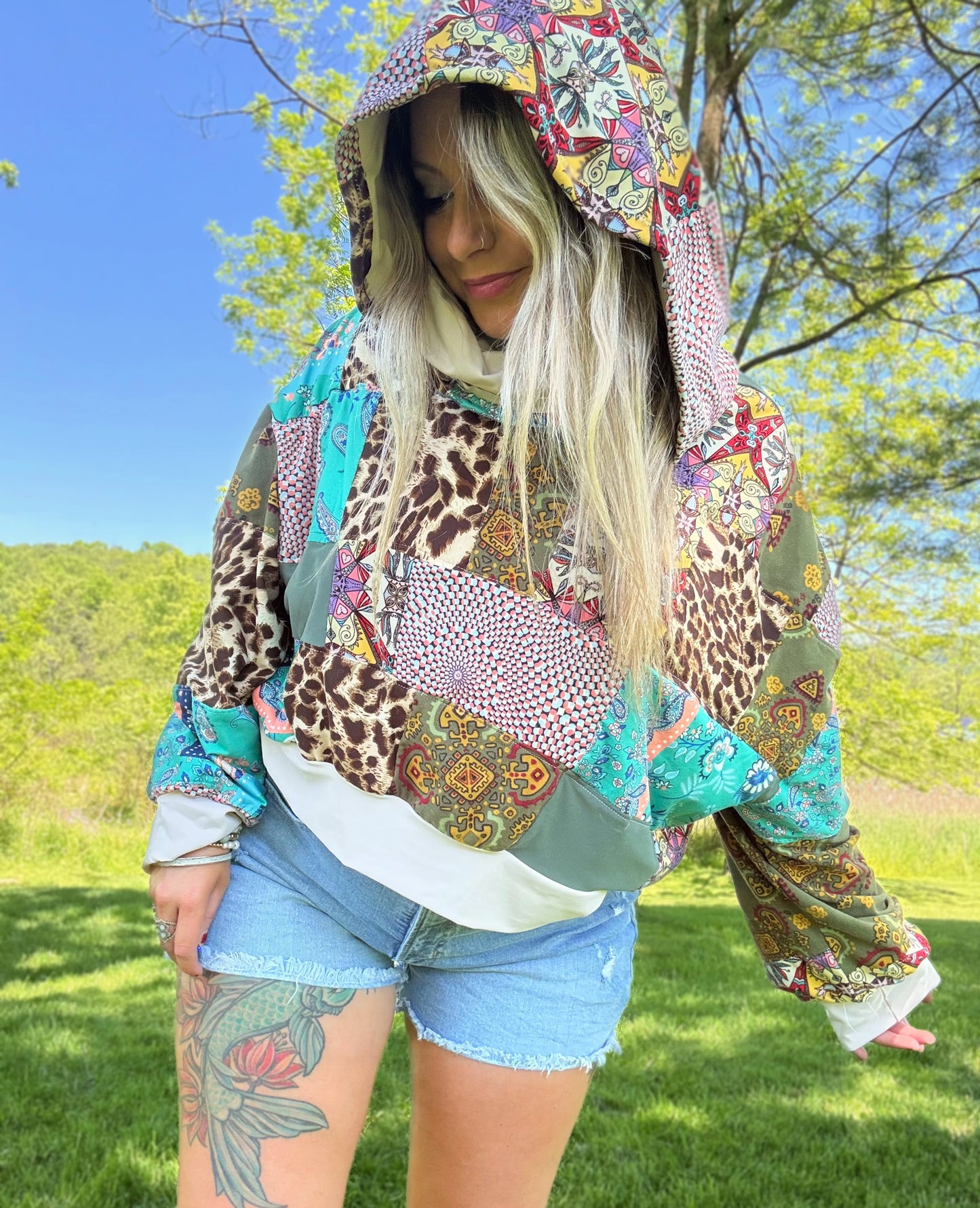 Jungle Cat Hoodie (L/XL)