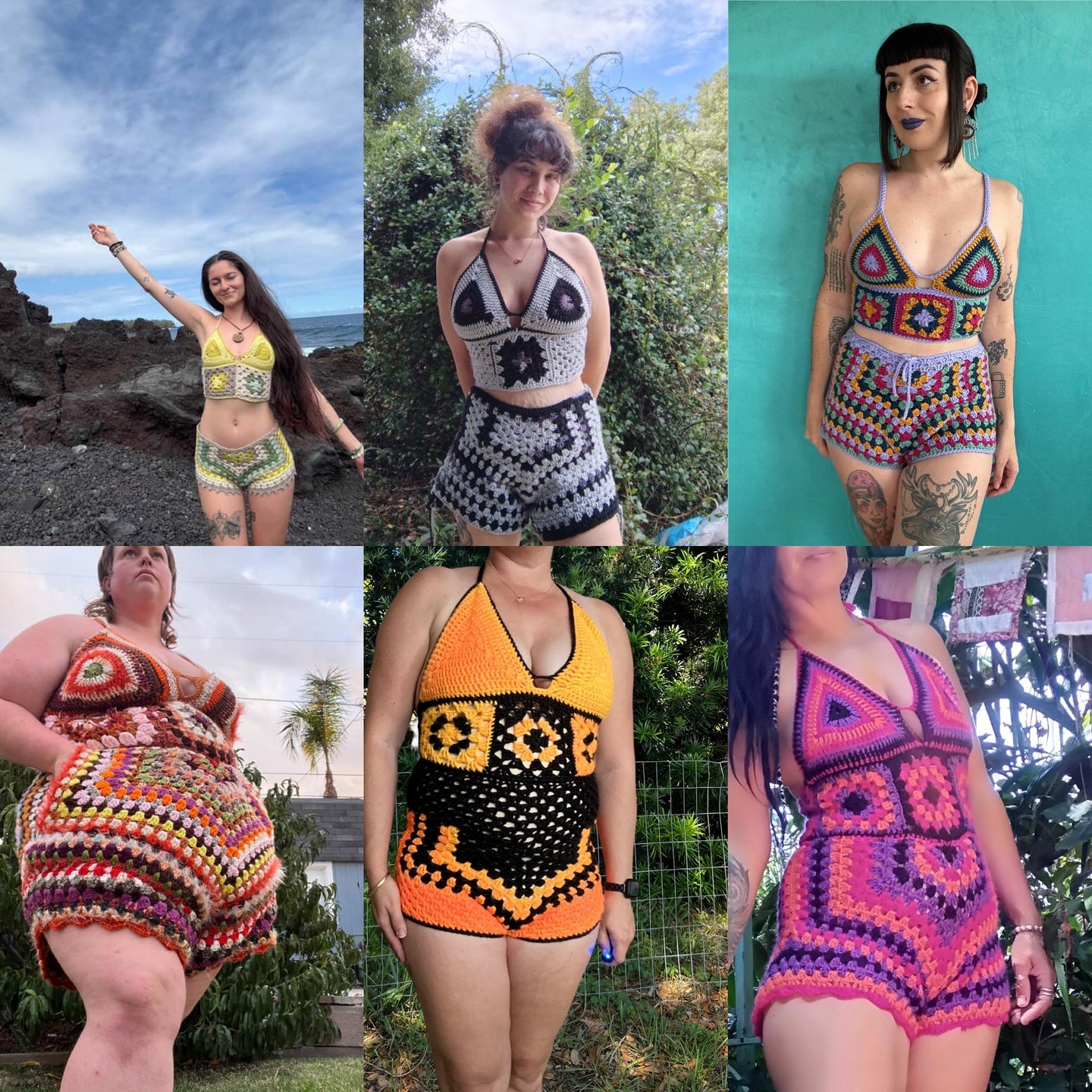 Block Party Playsuit Pattern (Romper or 2 Piece Set)