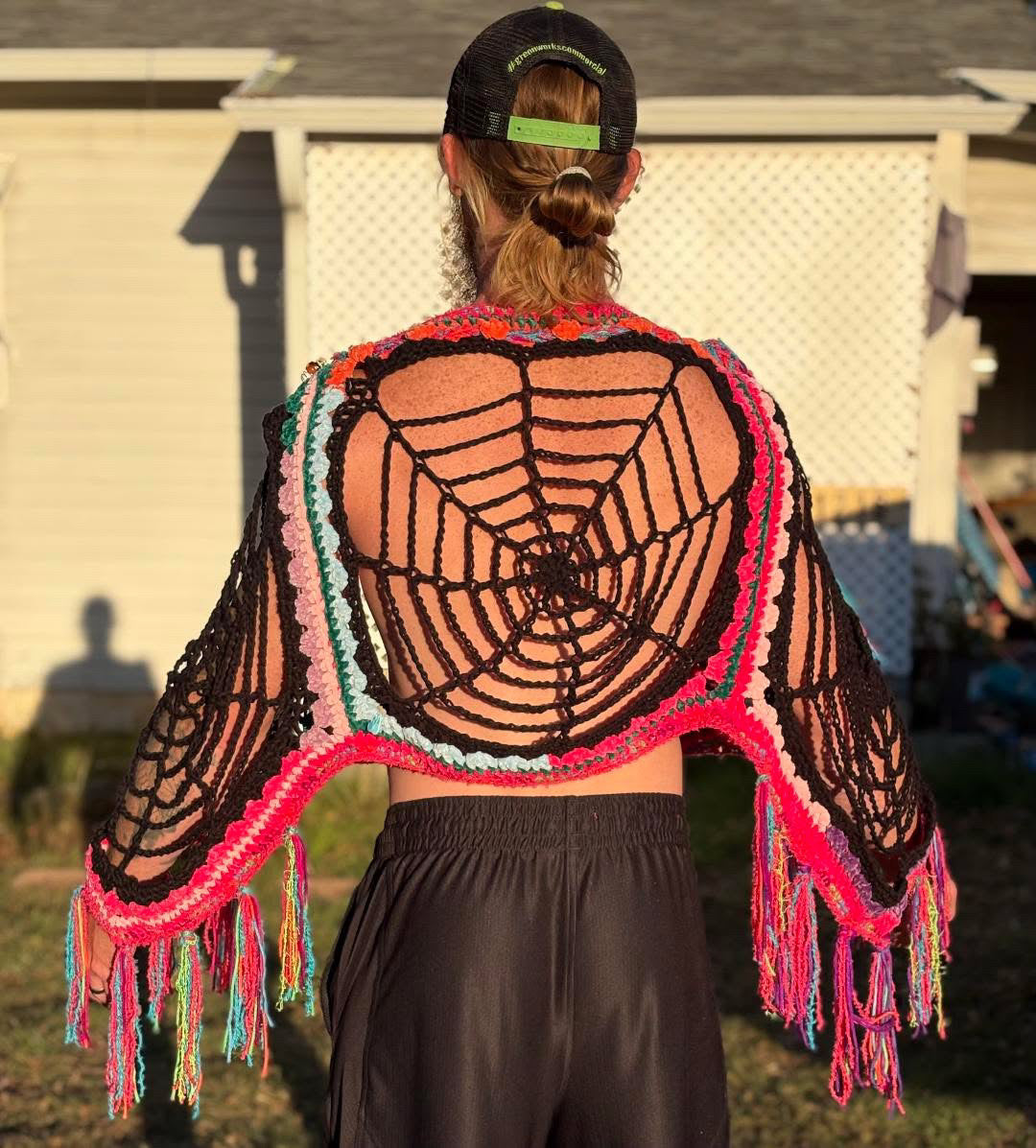 Spiderweb Poncho Pattern