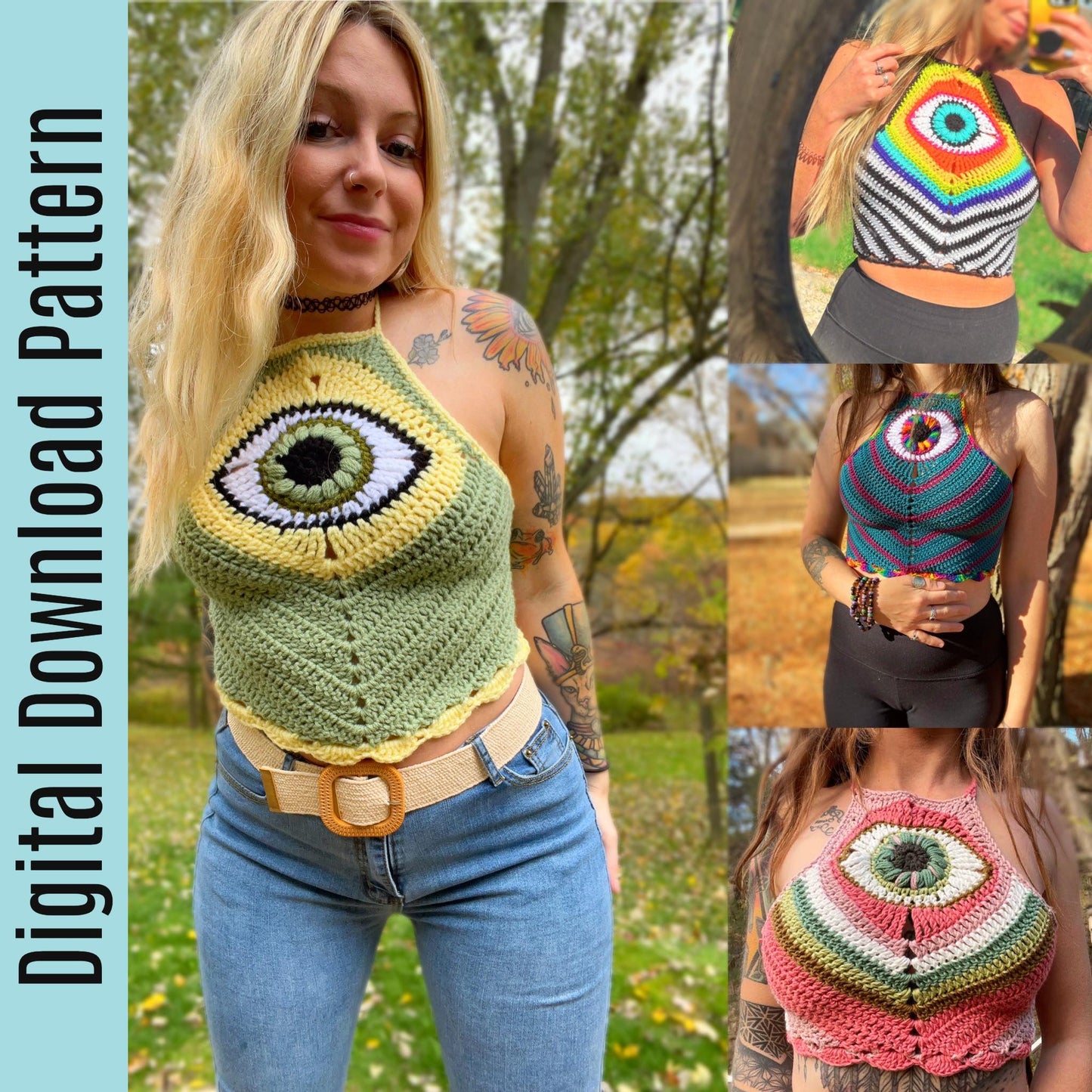 The Iris Halter Top Pattern - PDF Download