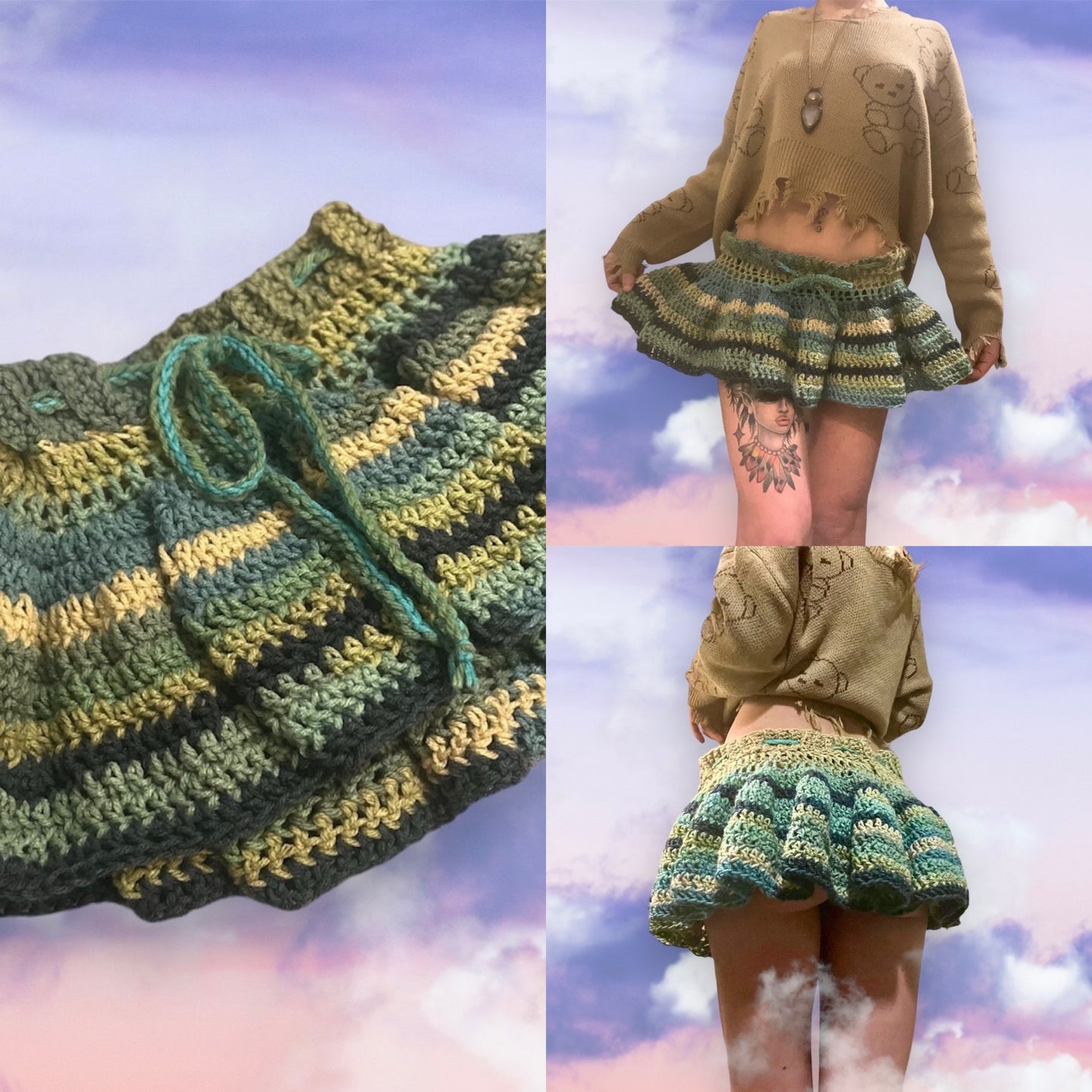 Fairy Flare Skirt Pattern - Mini Ruffle Skirt PDF